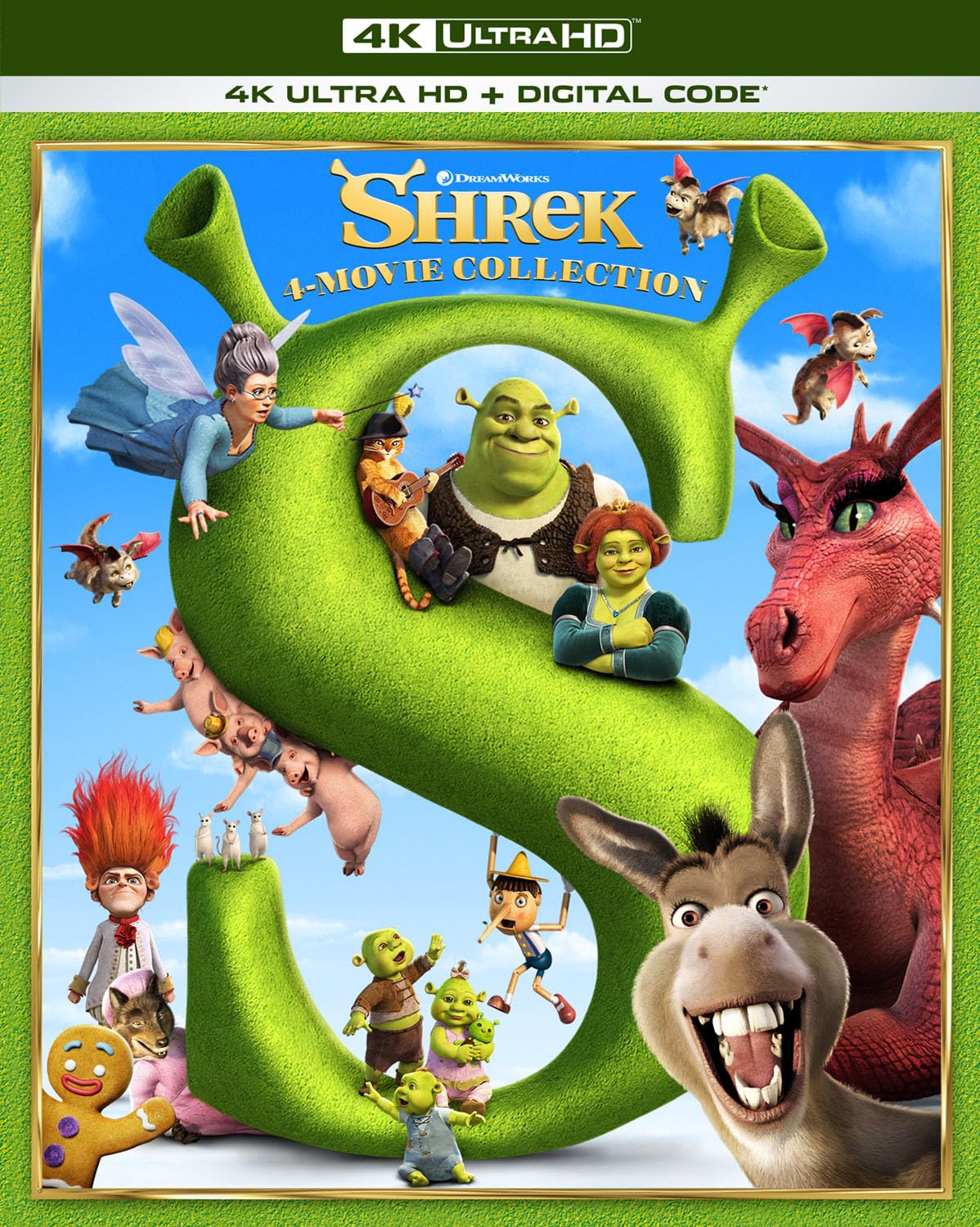 Shrek 4-Movie Collection - 4K Ultra HD + Digital Films