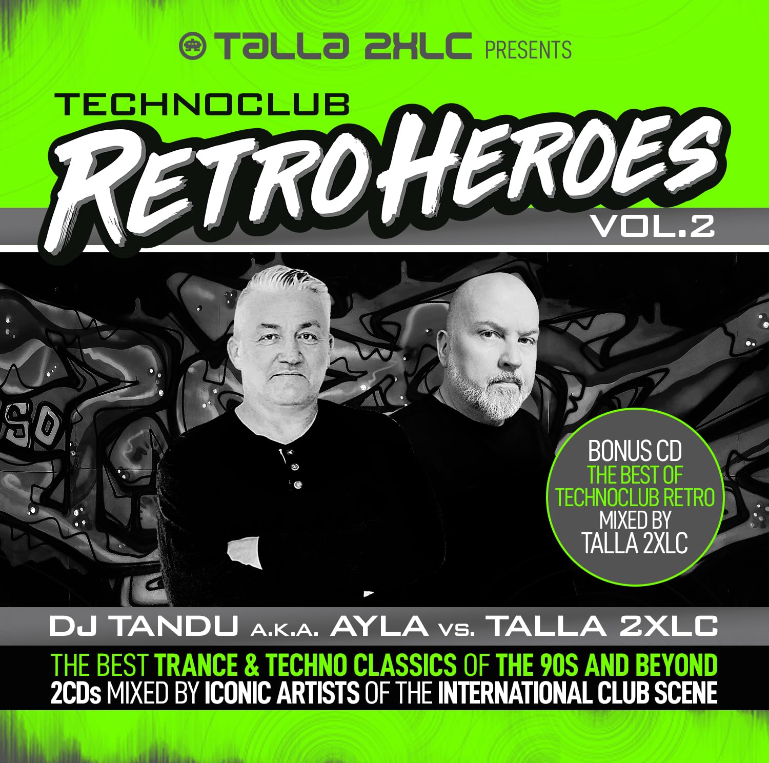 Talla 2XLC presents Techno Club Retroheroes Vol. 2 Dance & Electronic