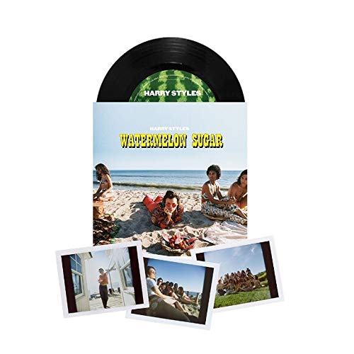 Harry Styles - Watermelon Sugar 7" Black Colored Vinyl Single 3 Pictures Limited Edition Music