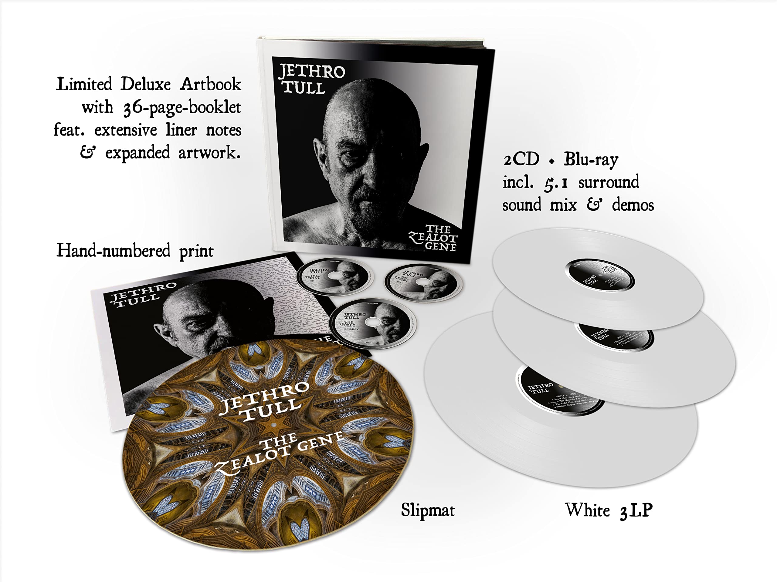 The Zealot Gene (Ltd. Deluxe white 3LP+2CD+Blu-ray Artbook incl. slipmat & artprint) Rock