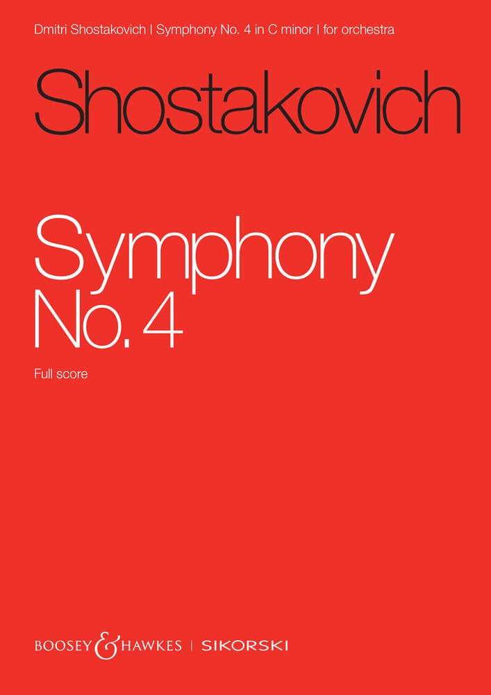 Sinfonie Nr. 4: op. 43. Orchester. Studienpartitur. (Schostakowitsch Neuausgaben) Sheet Music