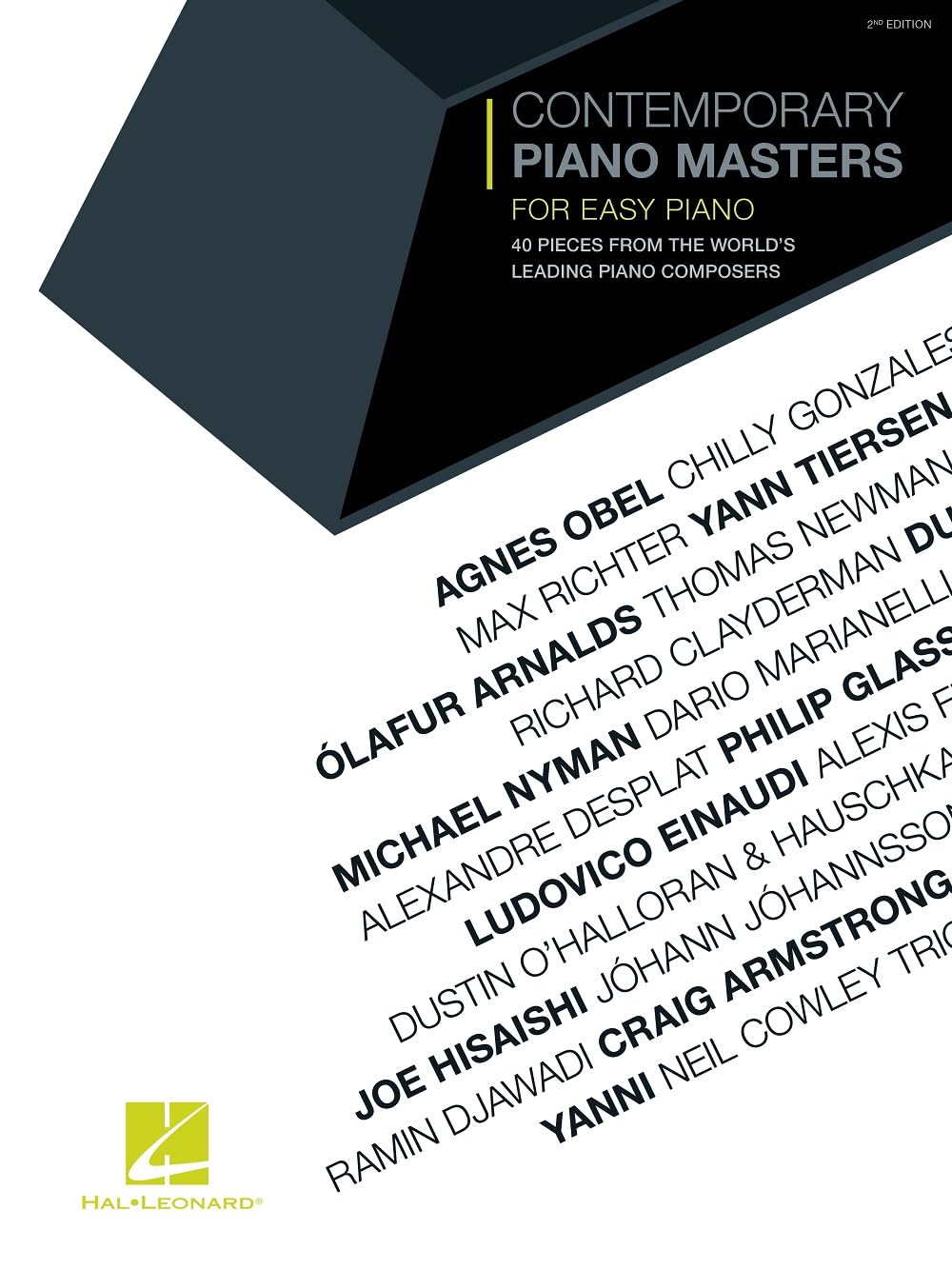 Contemporary Piano Masters for Easy Piano. Easy Piano.: 2nd Edition Sheet Music