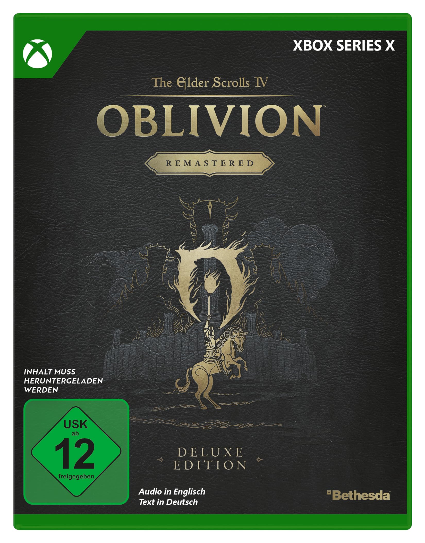 The Elder Scrolls IV: Oblivion Remastered Xbox Deluxe Edition | Digitaler Download erforderlich Xbox One