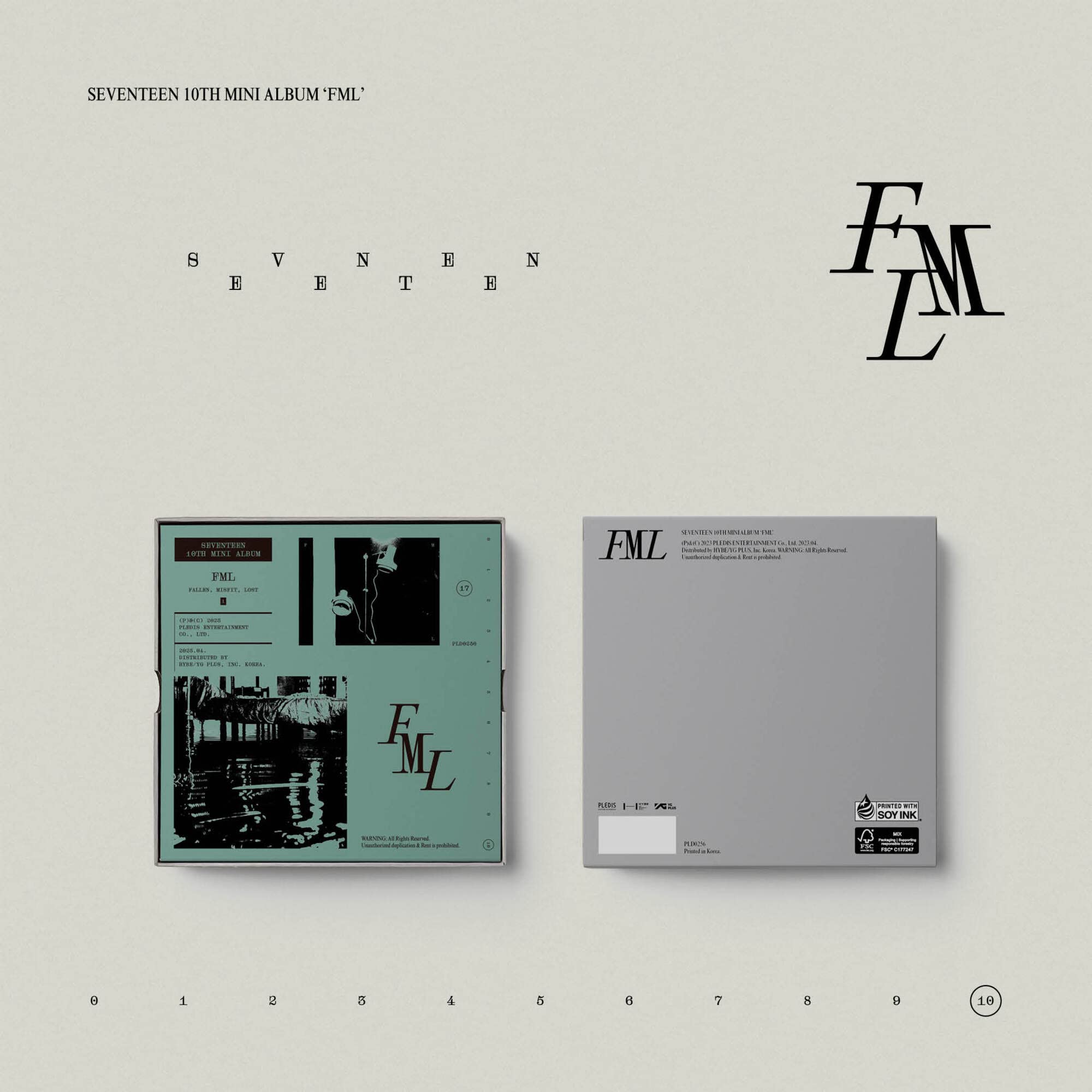 Seventeen 10th Mini Alb. FML (Fallen,Misfit,Lost) cd