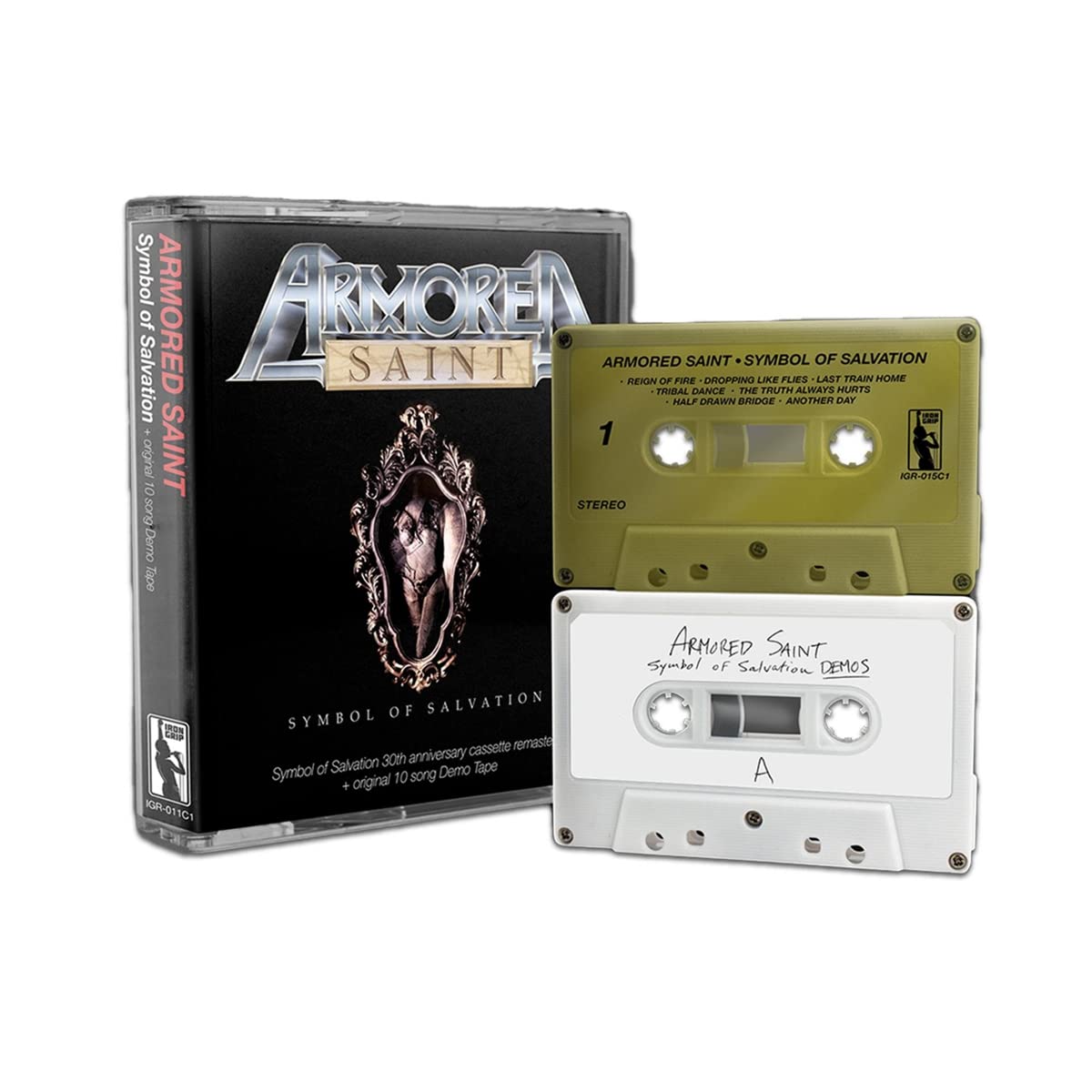 Symbol of Salvation - 30th Anniversary Remaster plus Demo (gold and white cassettes) Metal & Hardrock