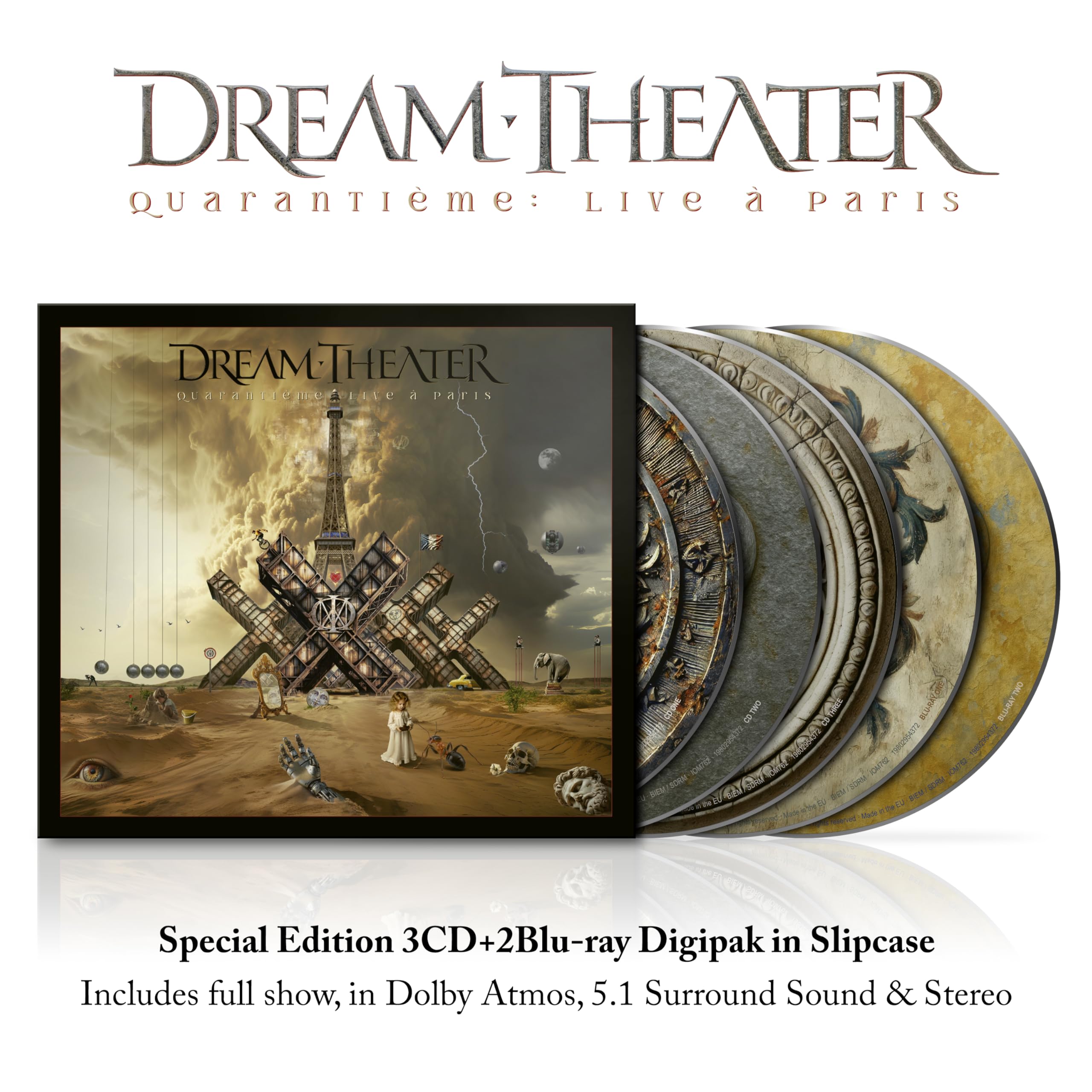 Quaranti¿me: Live ... Paris (3CD+2Blu-ray Digipak) Rock