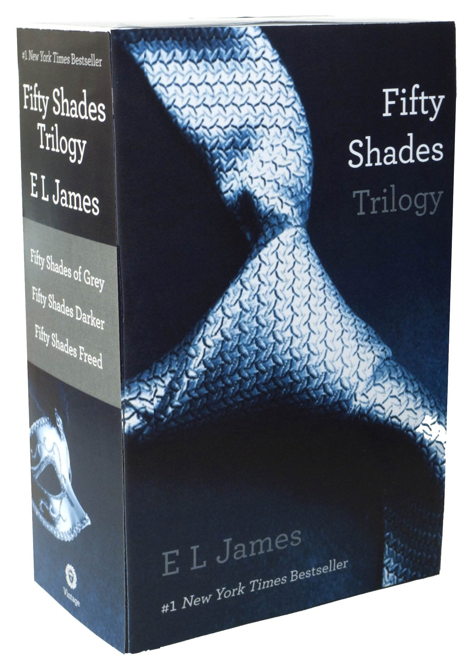 Fifty Shades Trilogy: Fifty Shades of Grey, Fifty Shades Darker, Fifty Shades Freed 3-volume Boxed Set Contemporary literature Books