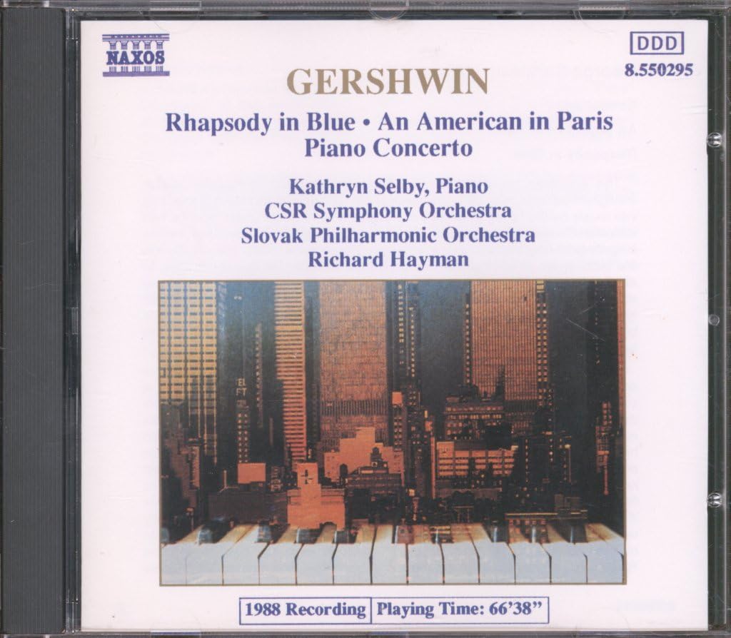 Gershwin Rhapsodie und Amerikaner Jazz