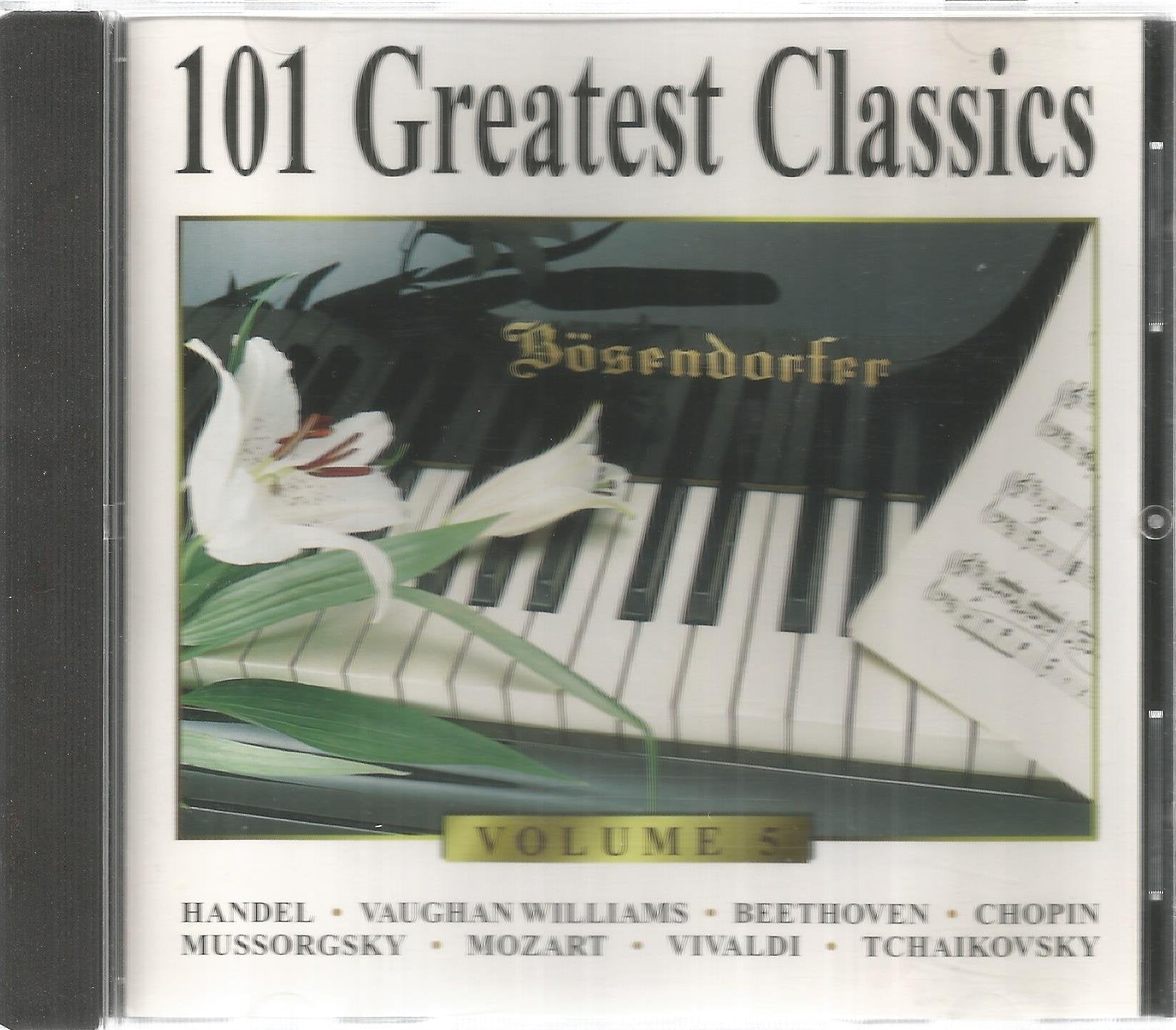 101 Greatest Classics - Volume 5 - Handel, Vaughan Williams, Beethoven, Chopin, Mussorgsky, Mozart, Vivaldi, Tchaikovsky Music
