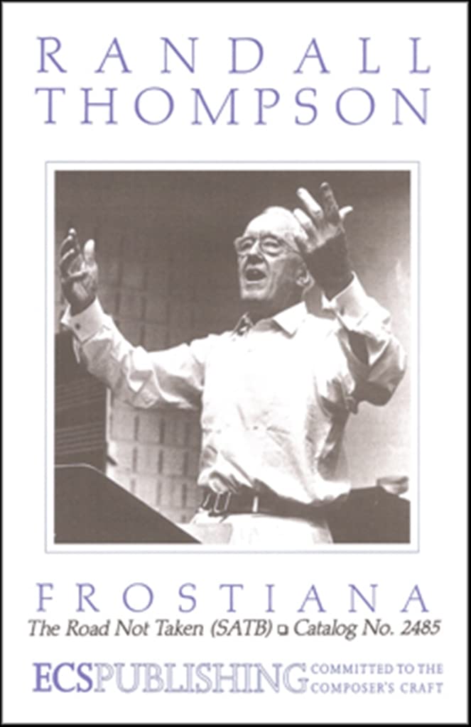 Frostiana: No. 1 The Road Not Taken - SATB, Piano or Band or Orchestra - Stimme Books