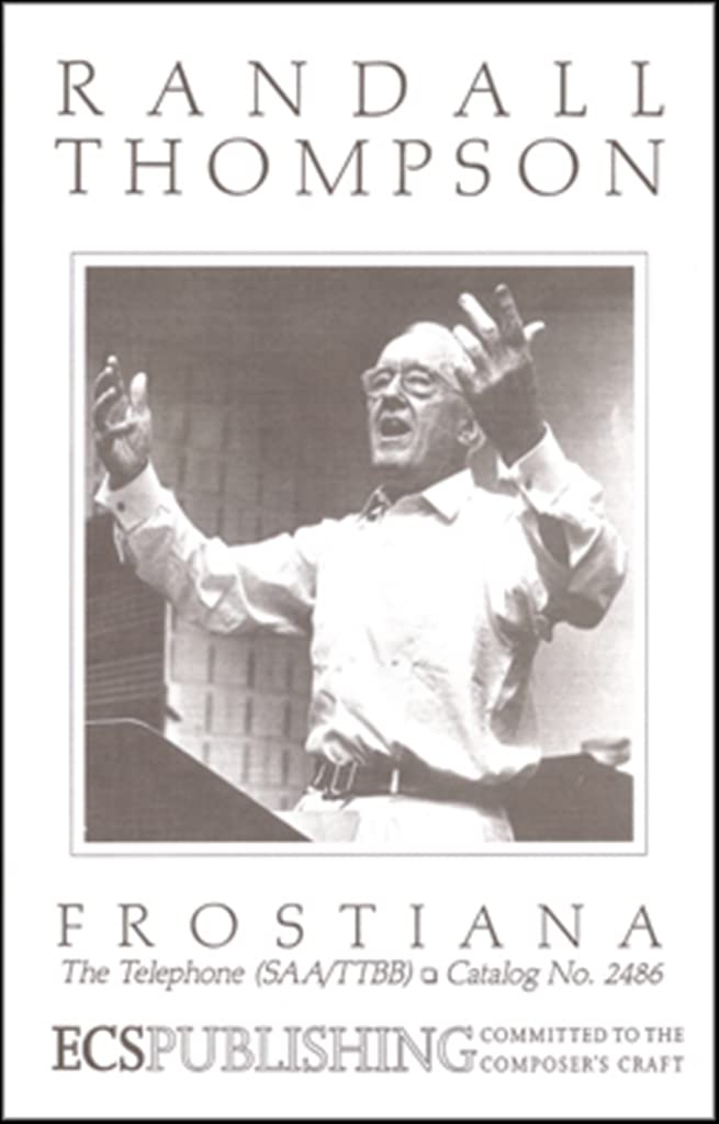 Frostiana: No. 4 The Telephone - SAA, TTBB Piano or Band or Orchestra - Stimme Music