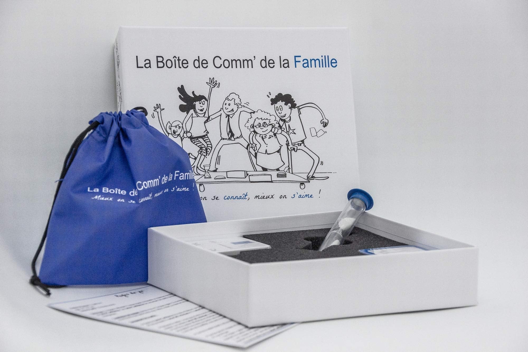 La boite de comm' de la famille book