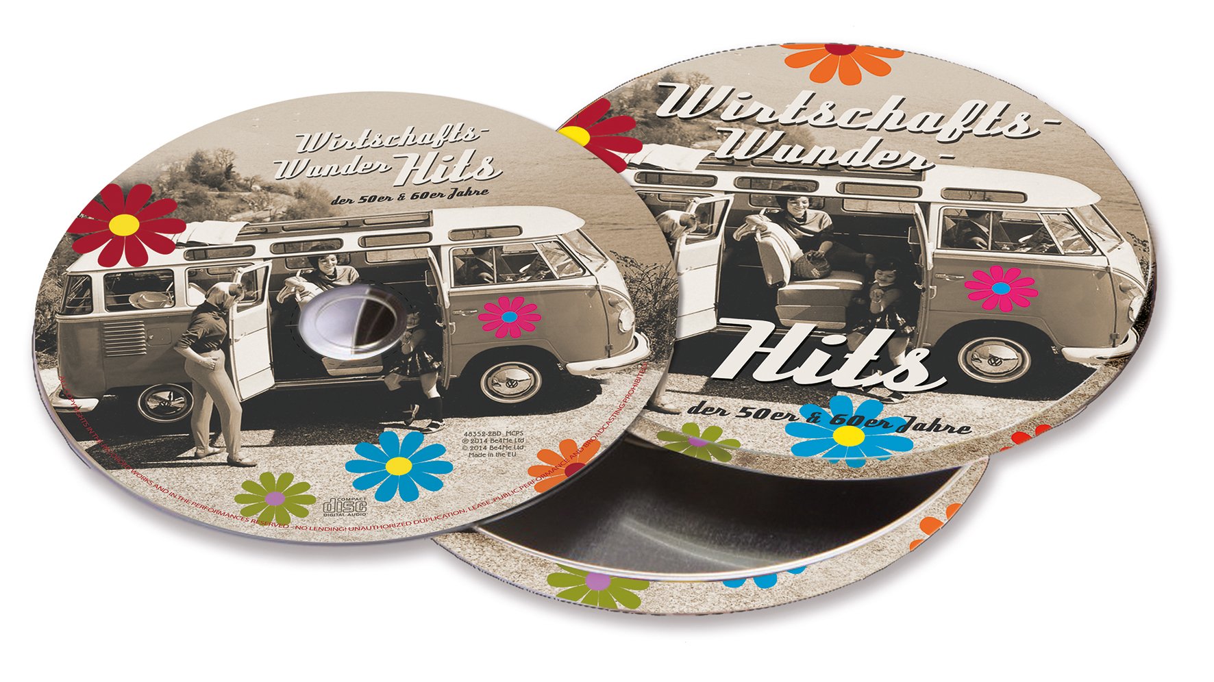 BRISA VW Collection - Volkswagen T1 Bulli Bus Musik CD Sammler-Spezial-Edition in Geschenk-Box, Retro-Auto-CD (Wirtschaftswunderhits der 50er und 60er) German Schlager & Volksmusik