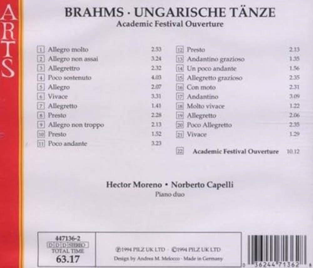 Ungarische Tänze / Akademische Fest Ouvertu Classical