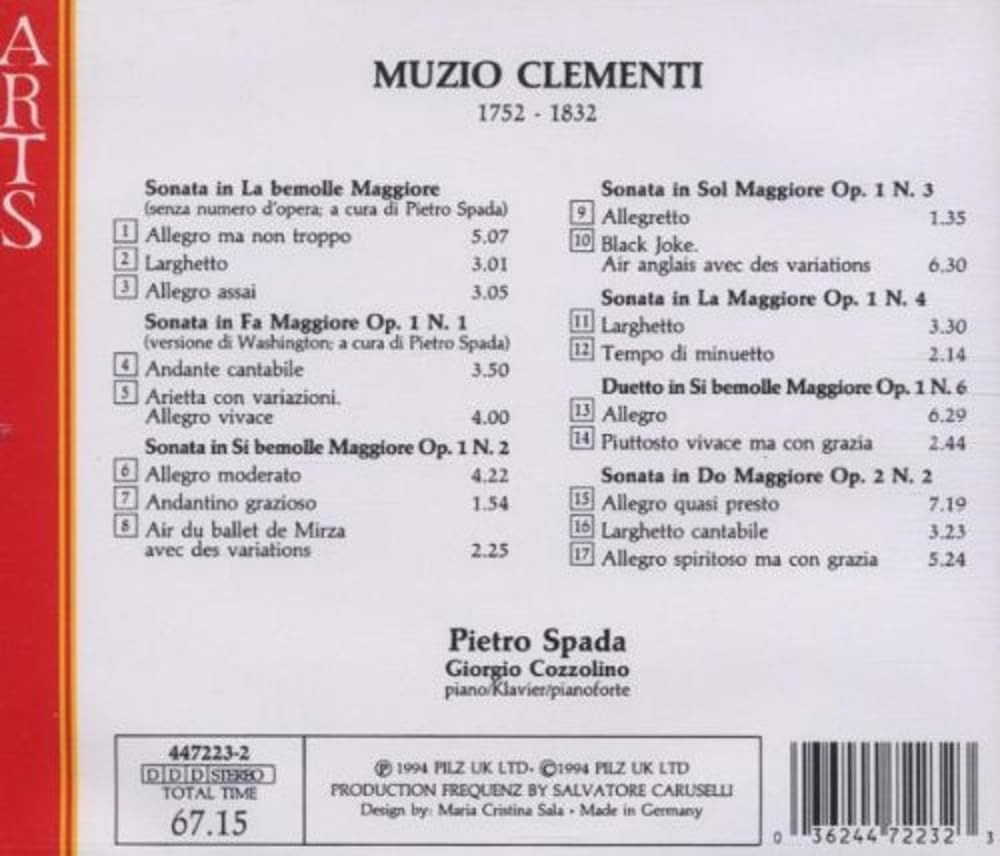 Klavierwerke Vol. 1 (Sonaten, Duette und Capricci) Classical