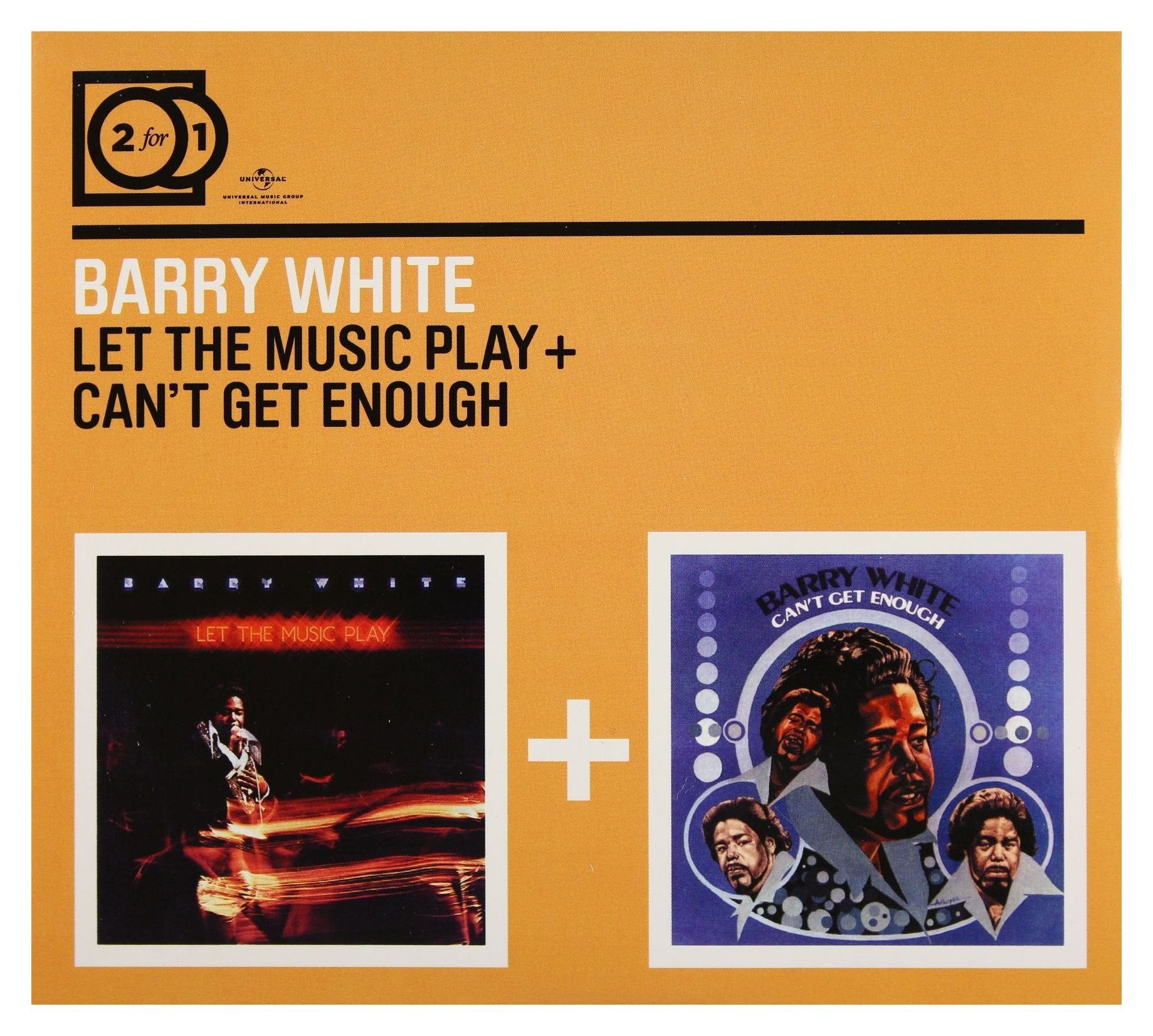 2 For 1: Let The Music Play / Can't Get Enough (Digipack ohne Booklet) Funk, R&B & Soul
