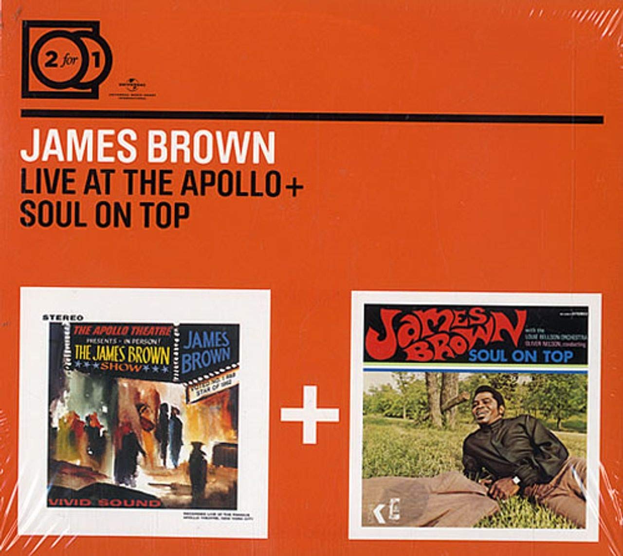 2 for 1: Live at the Apollo/Soul on Top Funk, R&B & Soul