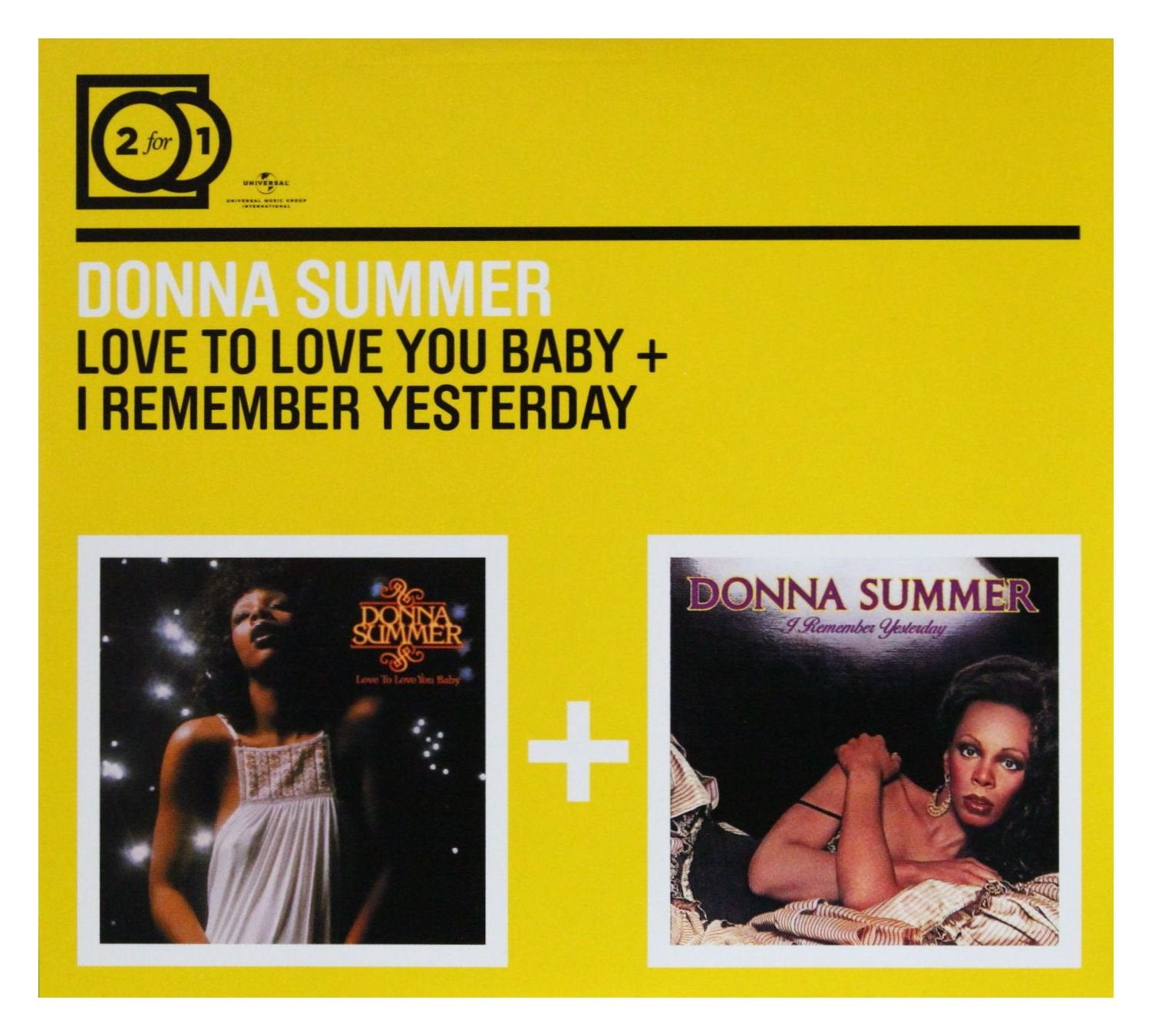 2 For 1:Love To Love/I Remember Yesterday (Digipack ohne Booklet) Funk, R&B & Soul