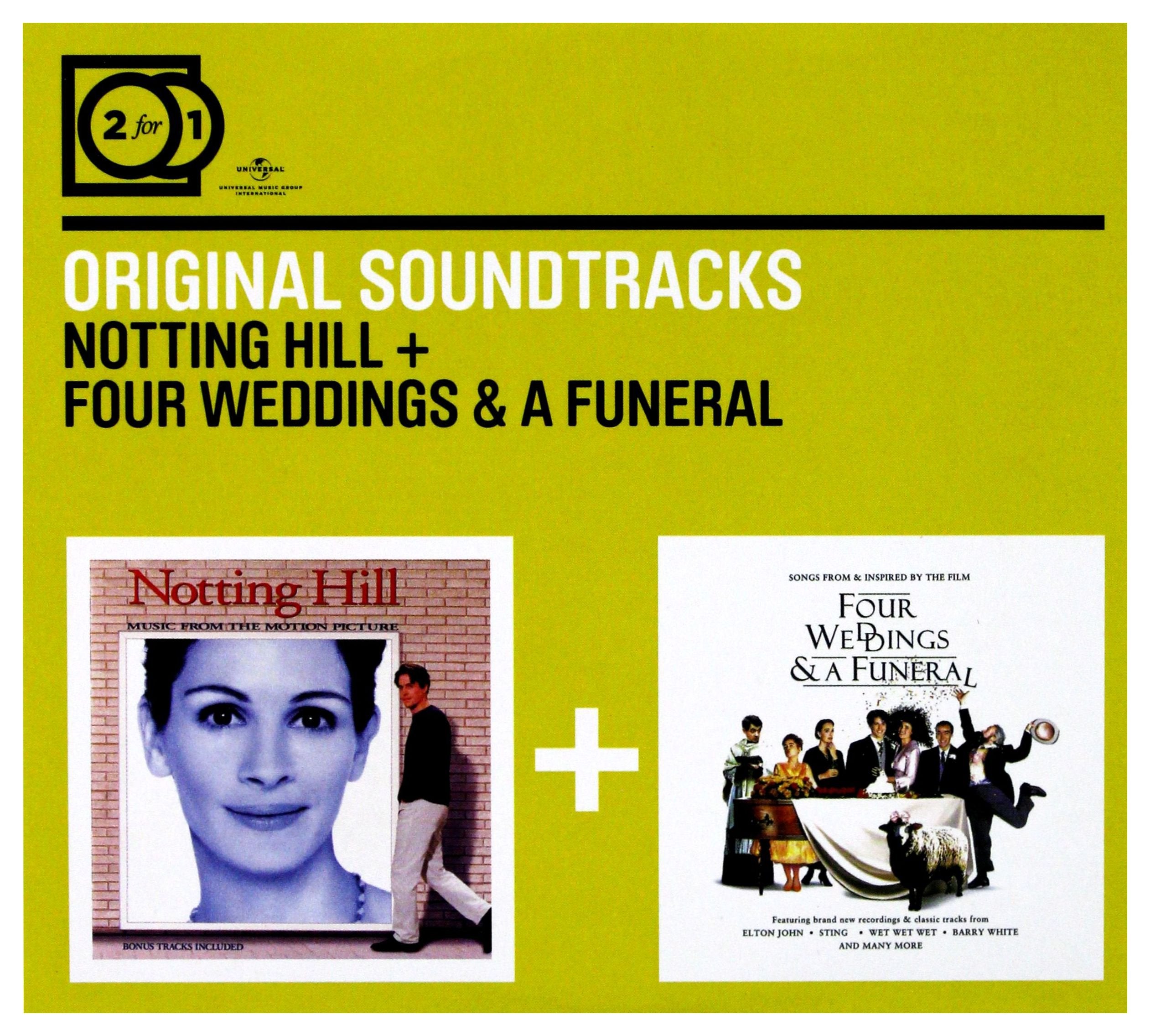 2 for 1:Notting Hill Ost/Four Weddings...Ost Pop