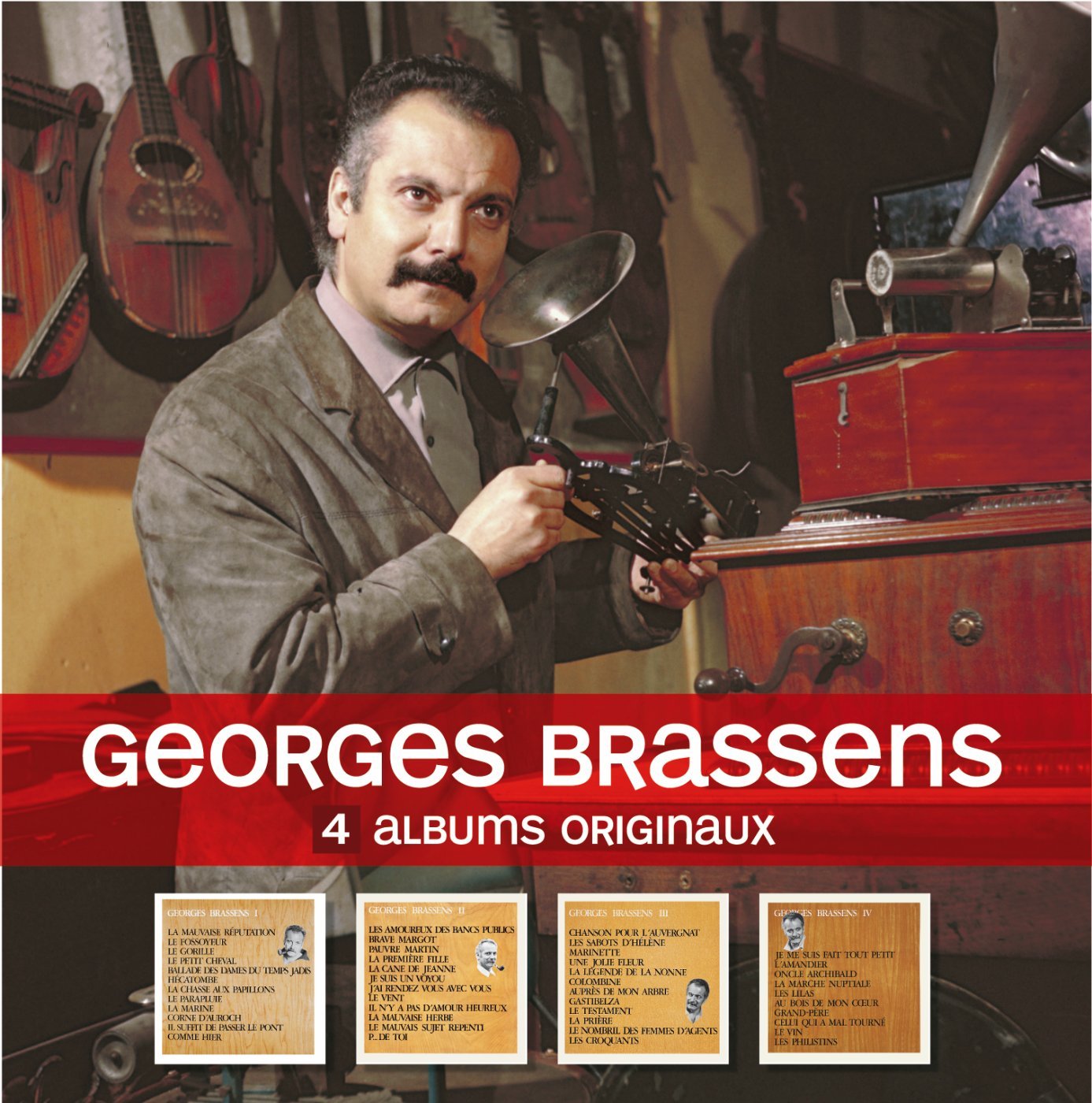 Georges Brassens - 4 Albums Originaux Music