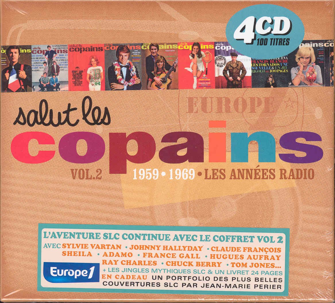 Salut Les Copains 1959-1969 : Les Années Radio /Vol.2 (Coffret 4 CD) cd