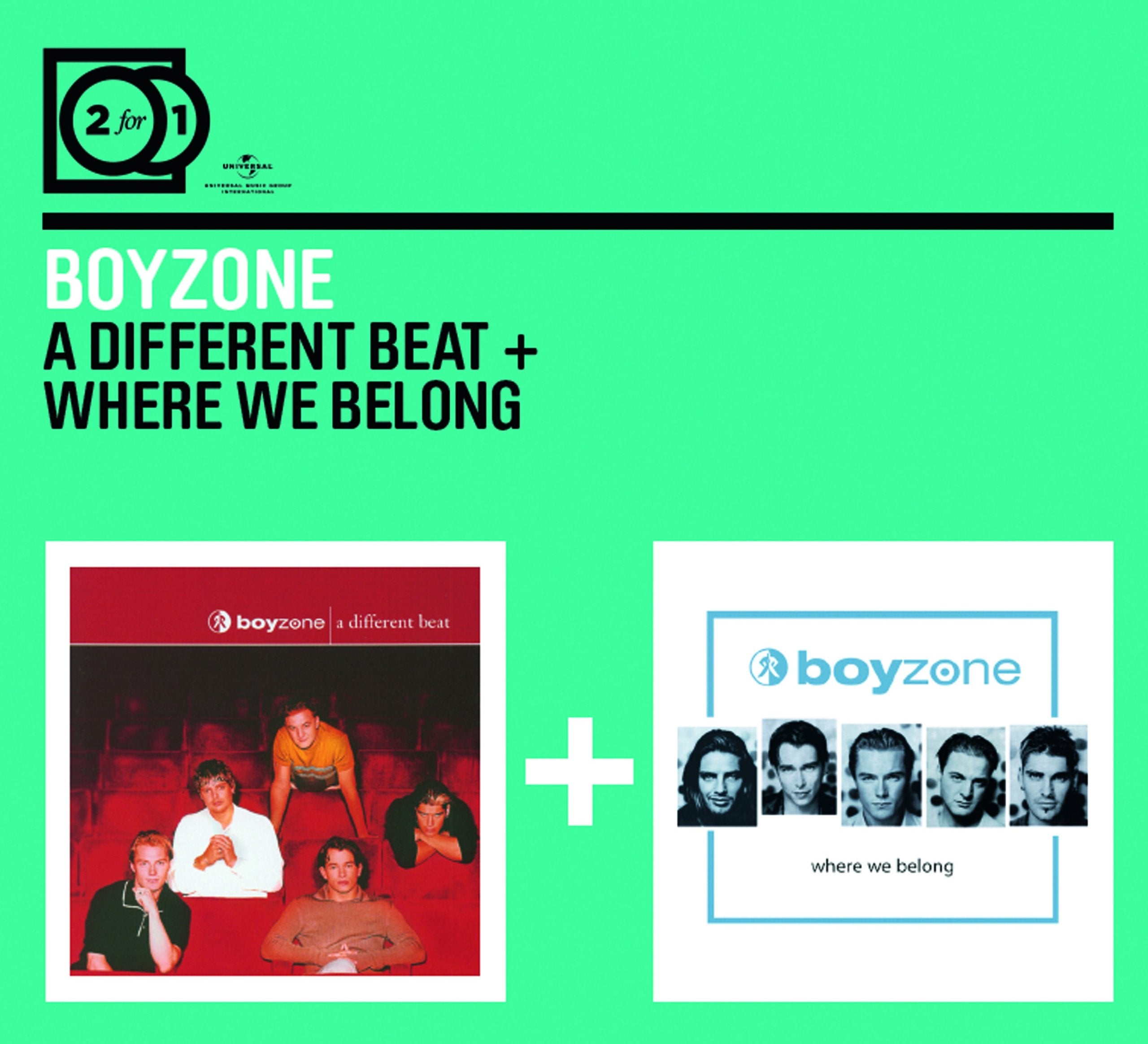2 For 1: A Different Beat/Where We Belong (Digipack ohne Booklet) Pop