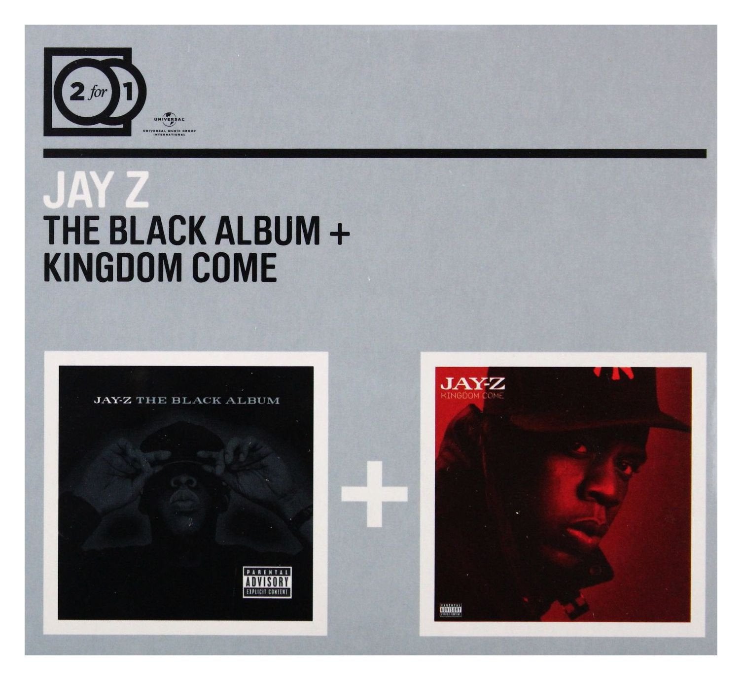2 For 1: The Black Album/ Kingdom Come (Digipack ohne Booklet) Rap & Hip-Hop