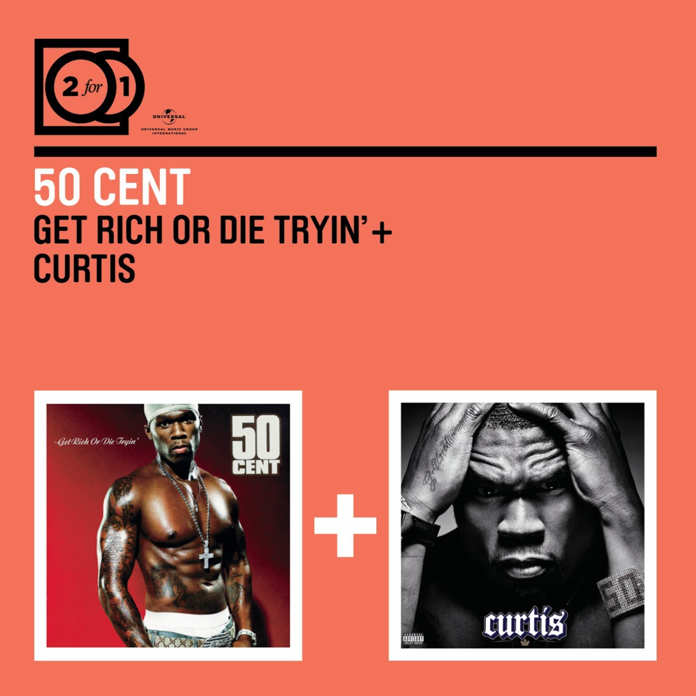 Product Image: 50 Cent: 2 For 1: Get Rich Or Die Tryin'/Curtis