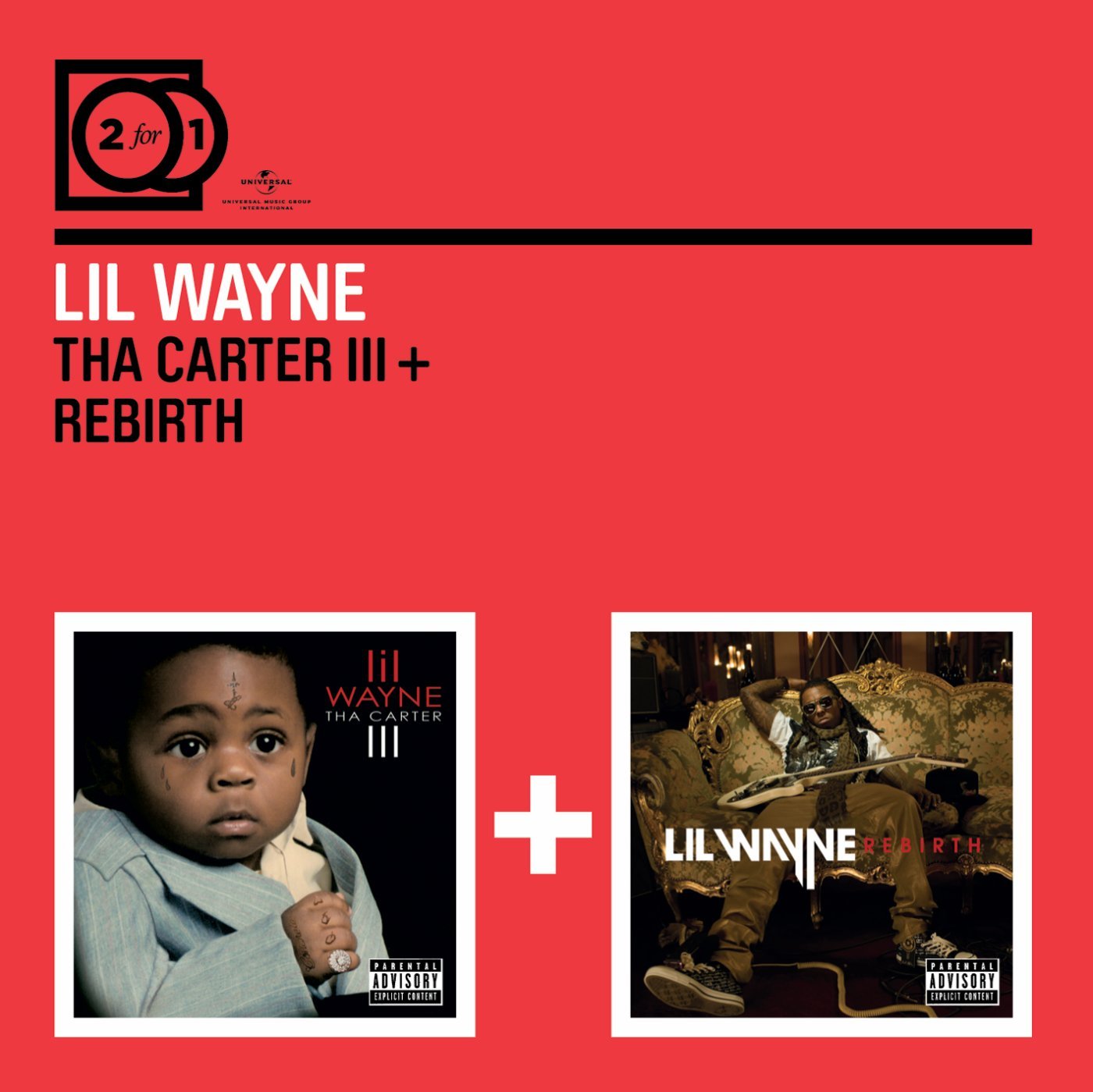 Product Image: 2 for 1: Tha Carter III/Rebirth