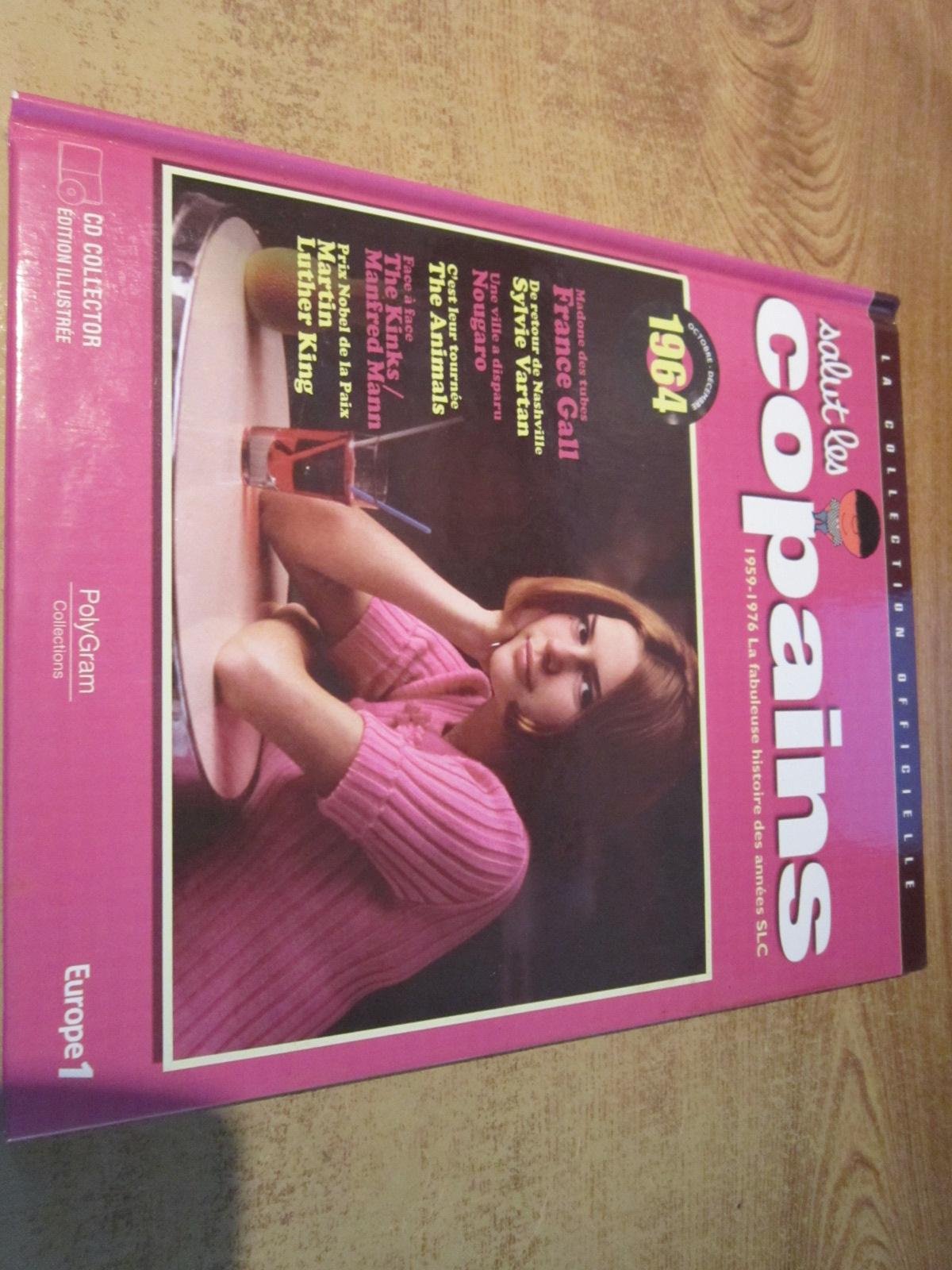 Salut les copains octobre decembre 1964 france gall cd+livre cd