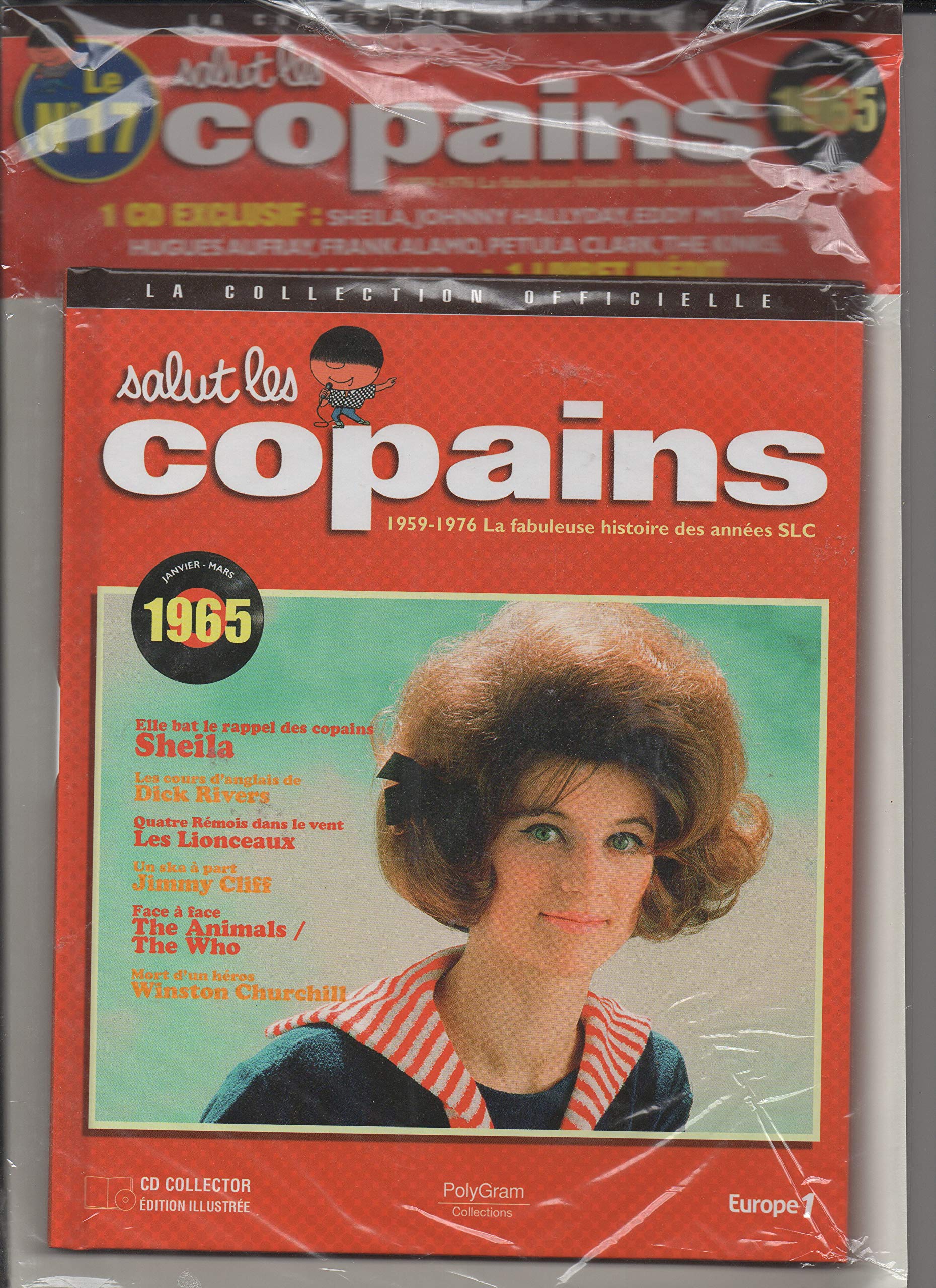 salut les copain janvier - mars 1965 livre + cd la collection officielle n°17 cd