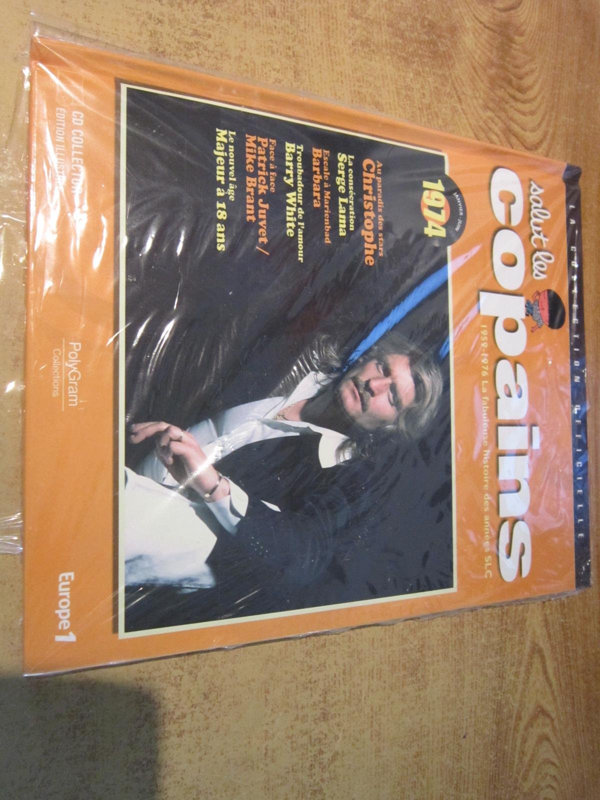 Salut les copains janvier juin 1974 livre+cd la collection officielle cd