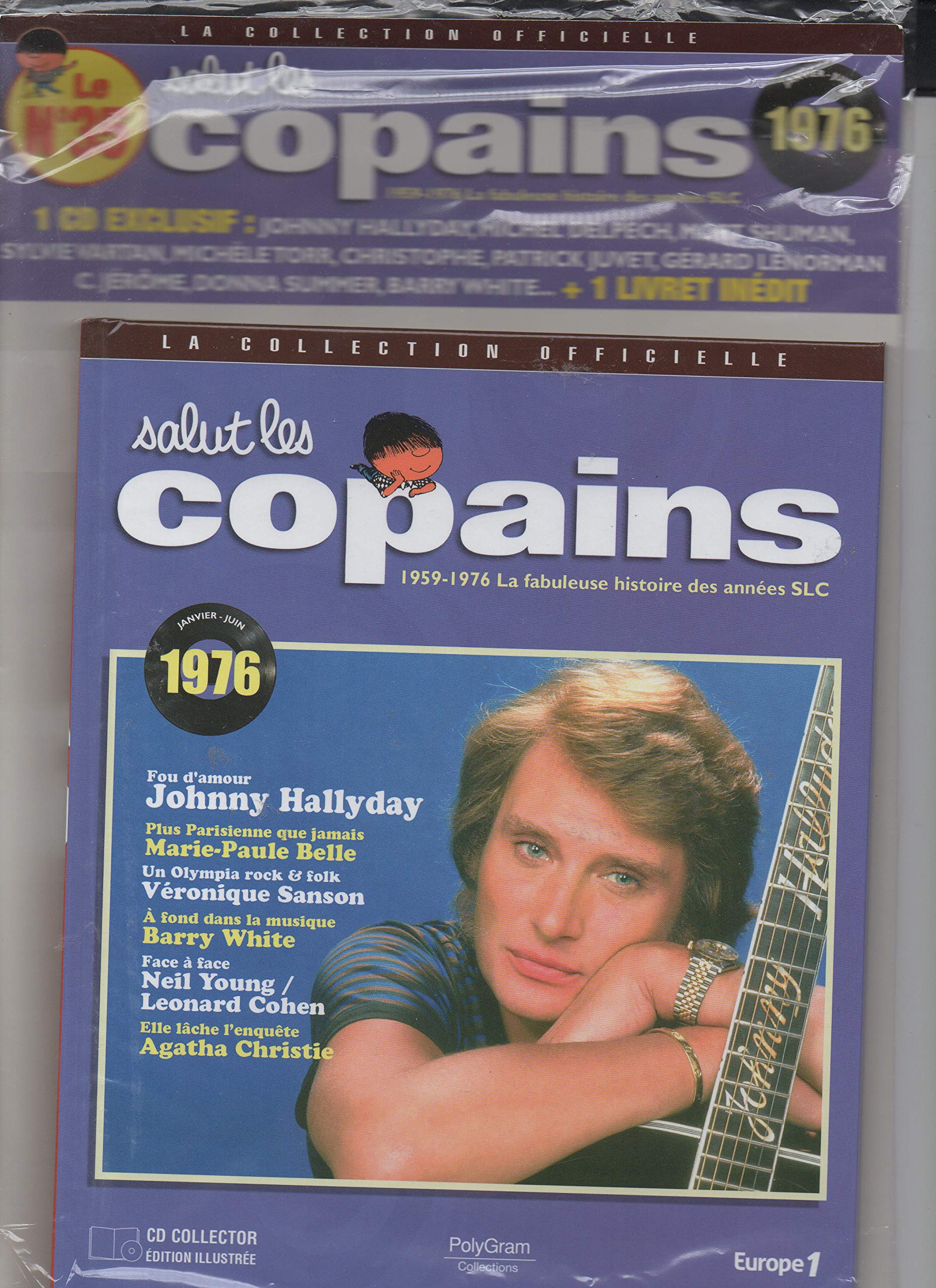 salut les copains janvier - juin 1976 livre + cd la collection officielle n°35 cd