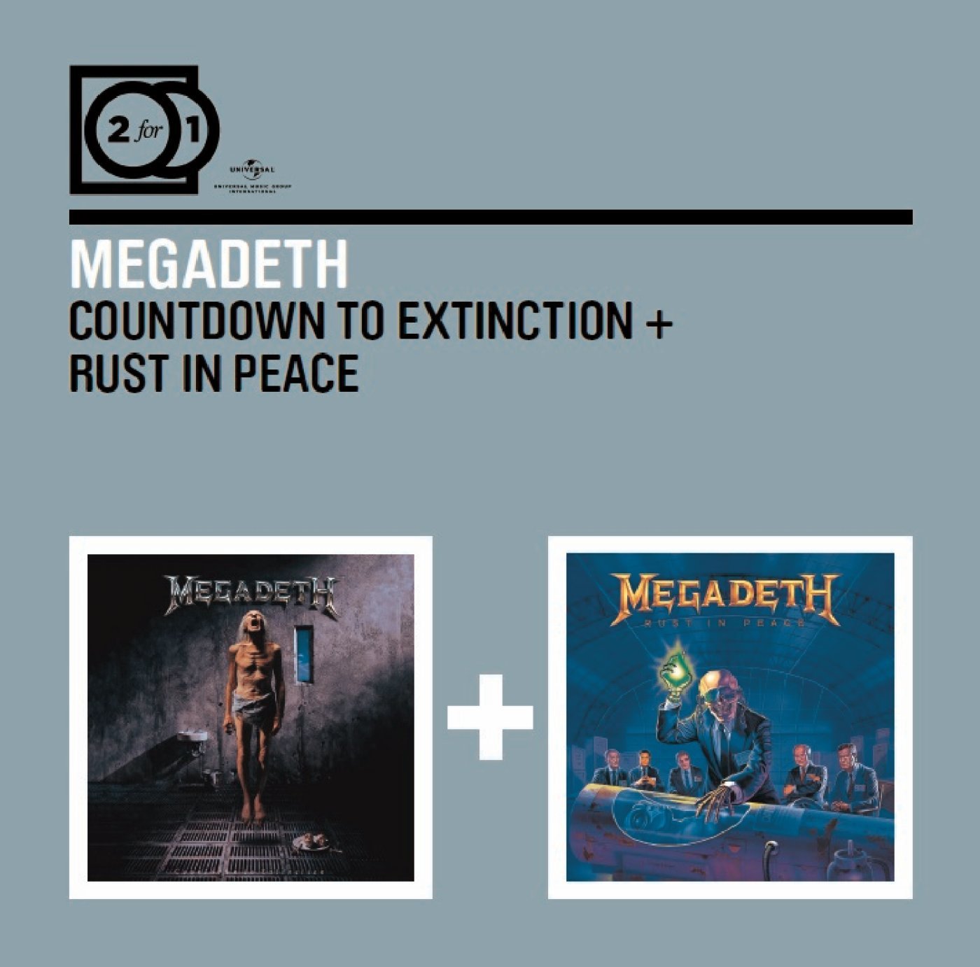 2 For 1: Countdown To Extinction/Rust In Peace Metal & Hardrock