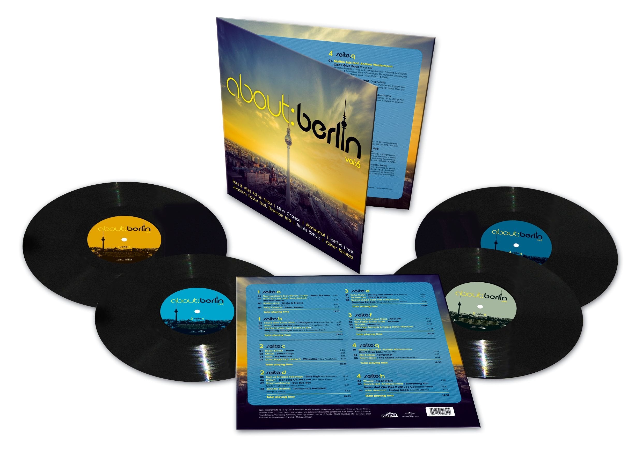 About: Berlin Vol: 6 (4-fach Vinyl) Pop