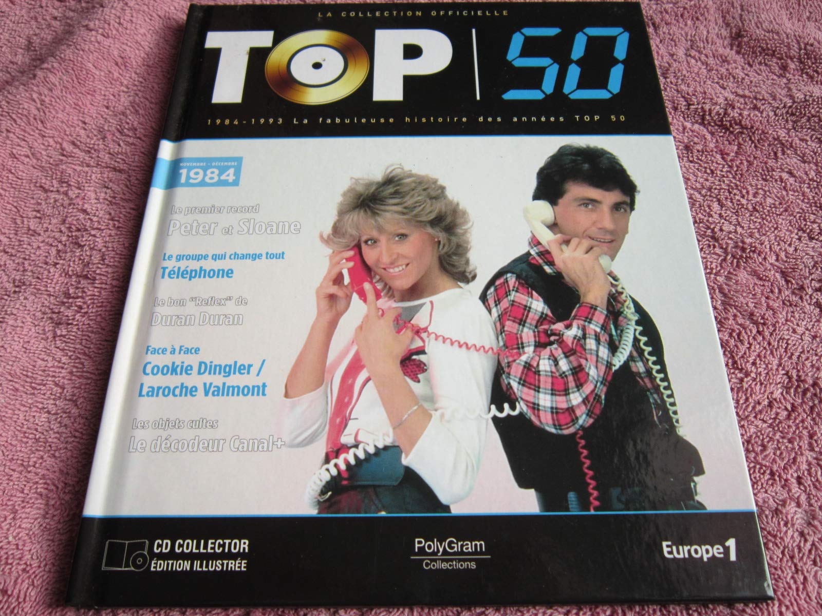 Collection TOP 50 novembre decembre 1984 CD + livre cd