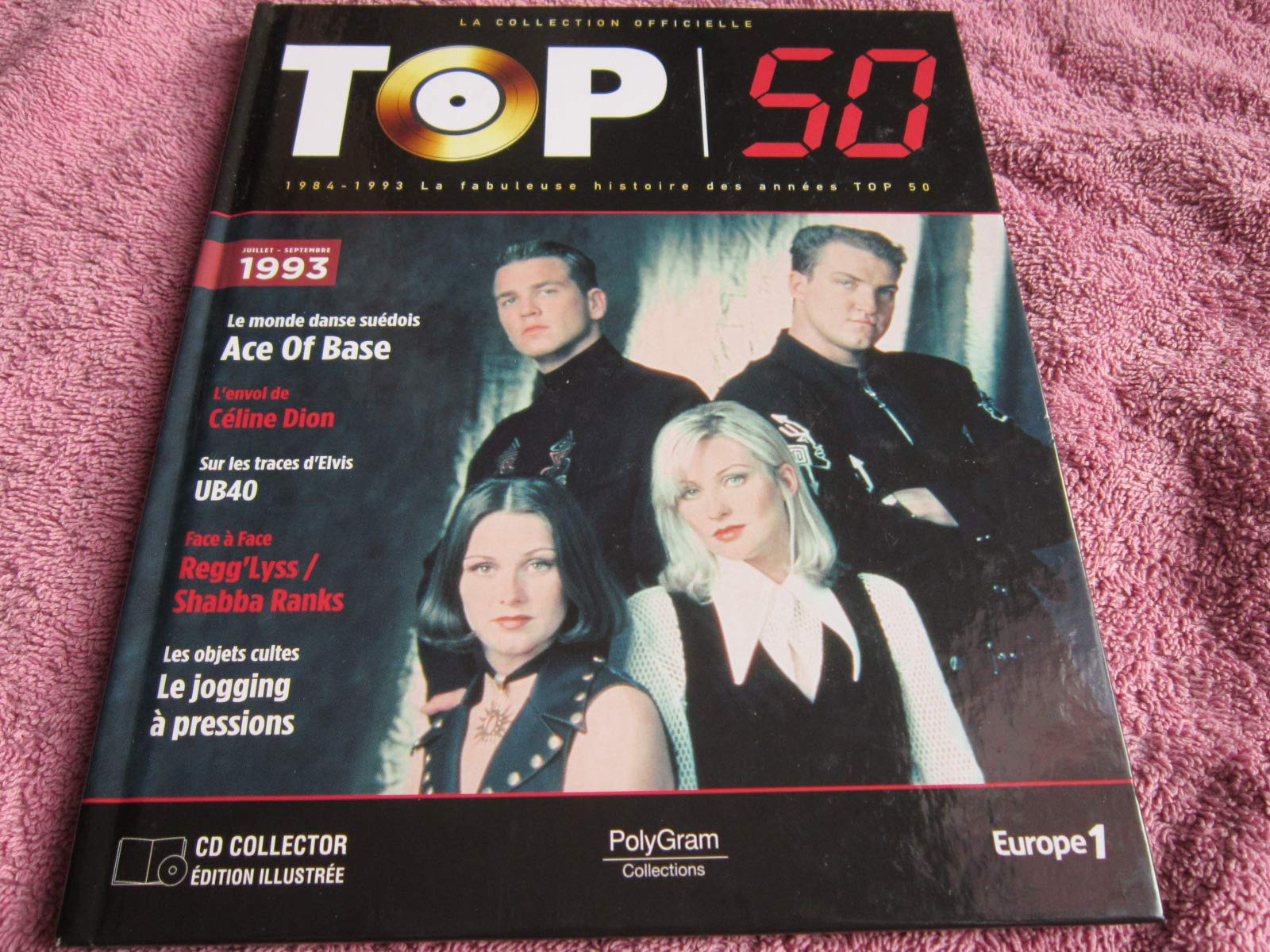 Collection TOP 50 juillet septembre 1993 CD + livre cd