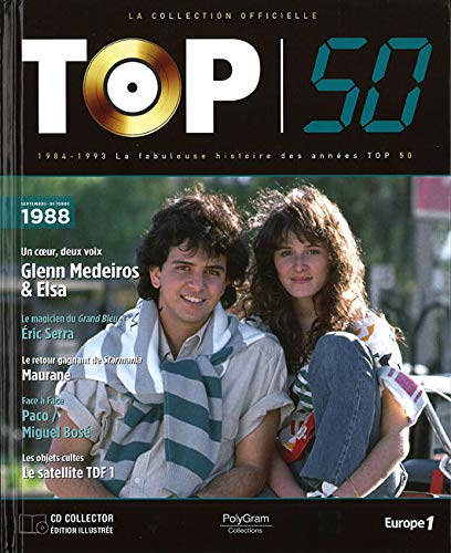 LIVRE + CD La Collection Officielle Top 50 - Septembre - Octobre 1988 cd