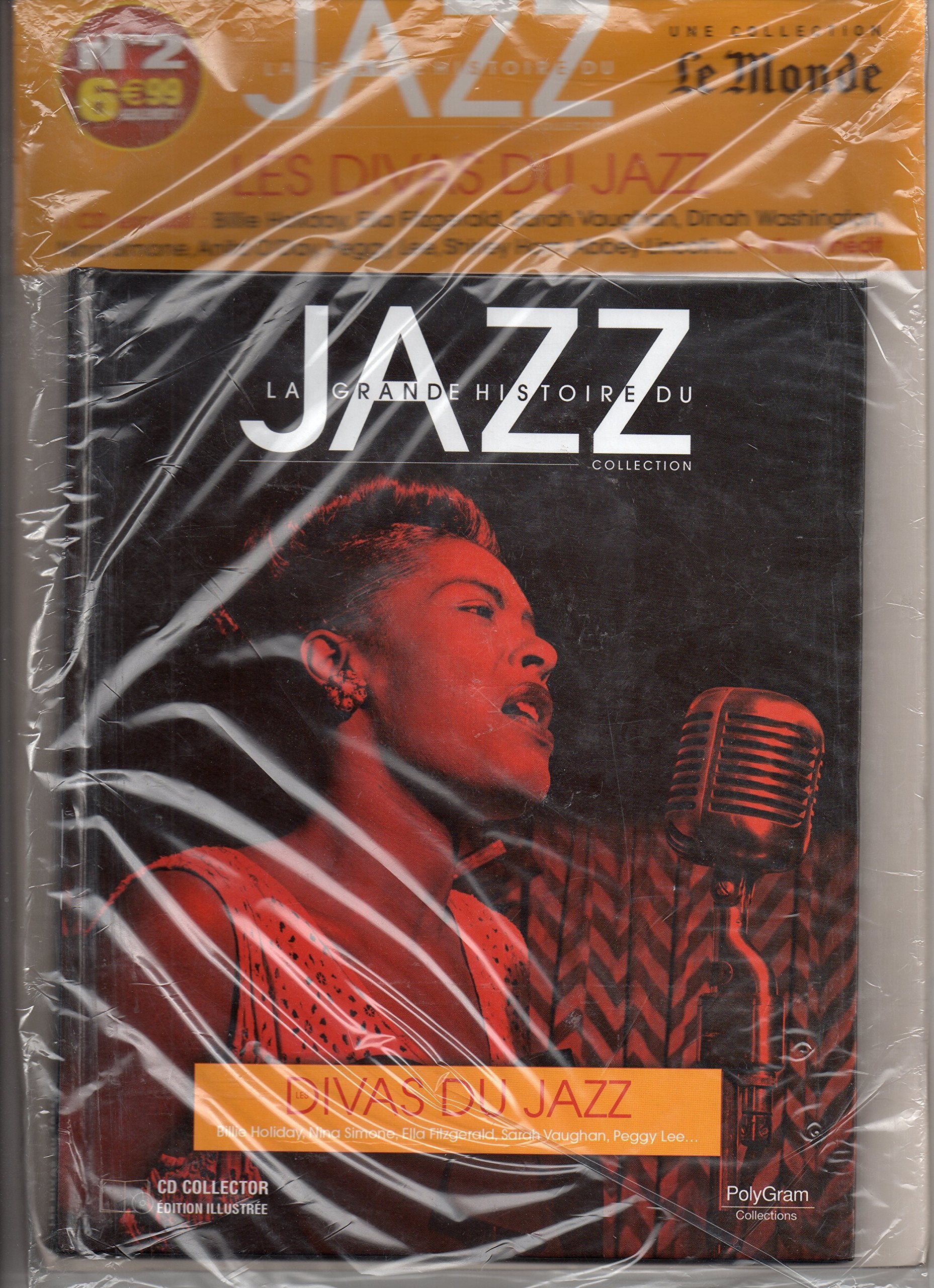 La Grande Histoire du Jazz - Diva du Jazz ( collection N°2 -Le Monde) 1CD + livret inédit cd