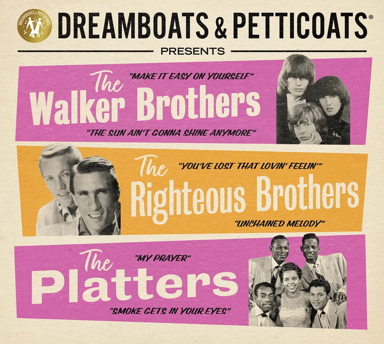 Presents The Walker Brothers / The Righteous Brothers / The Platters cd