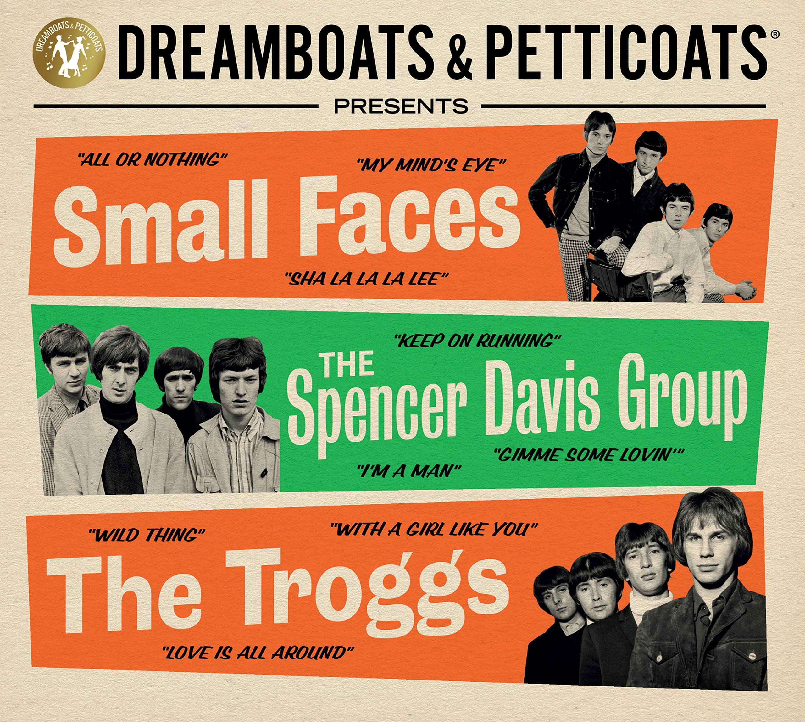 Presents Small Faces / Spencer Davis Group / Troggs Music