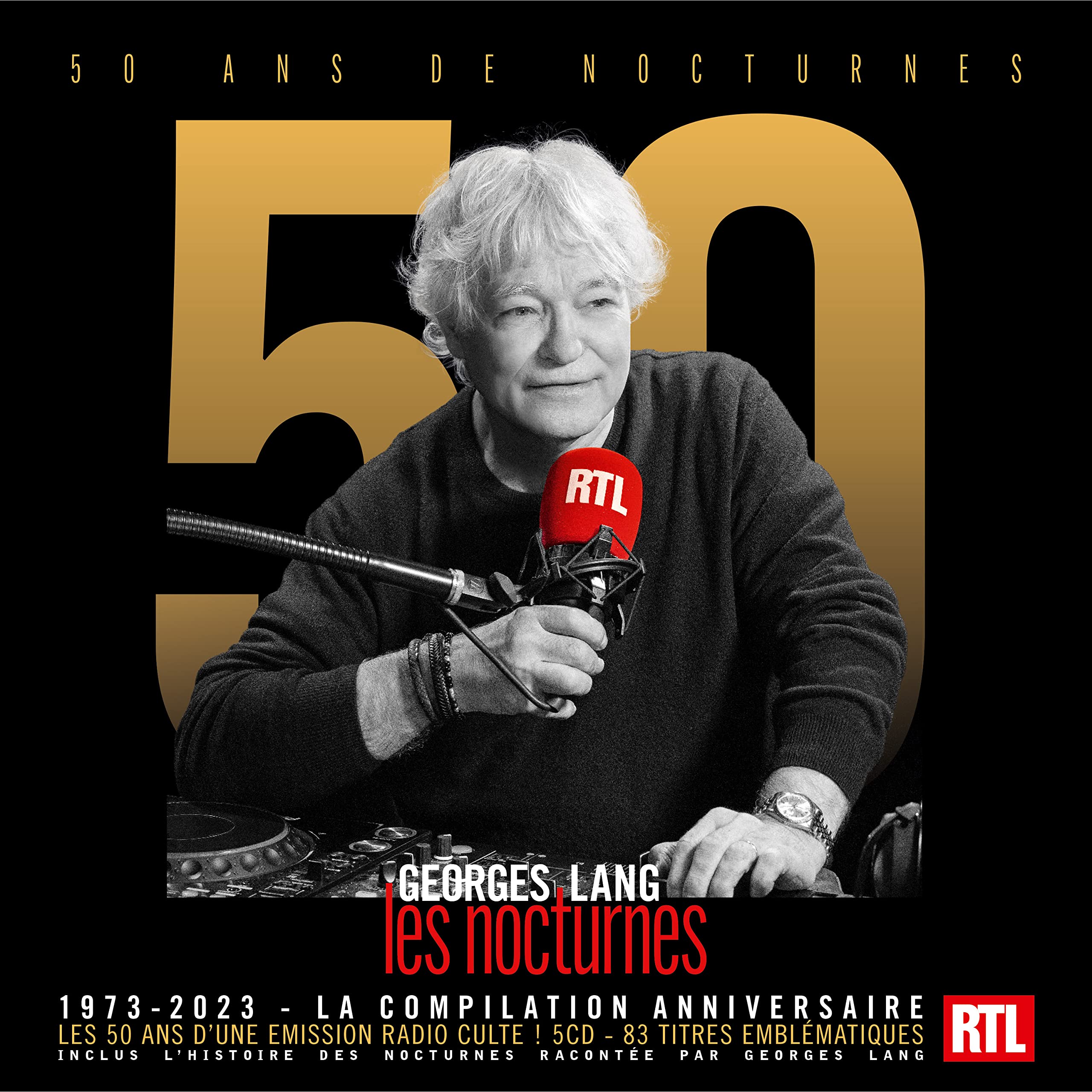 Les 50 ans des Nocturnes RTL par Georges Lang cd