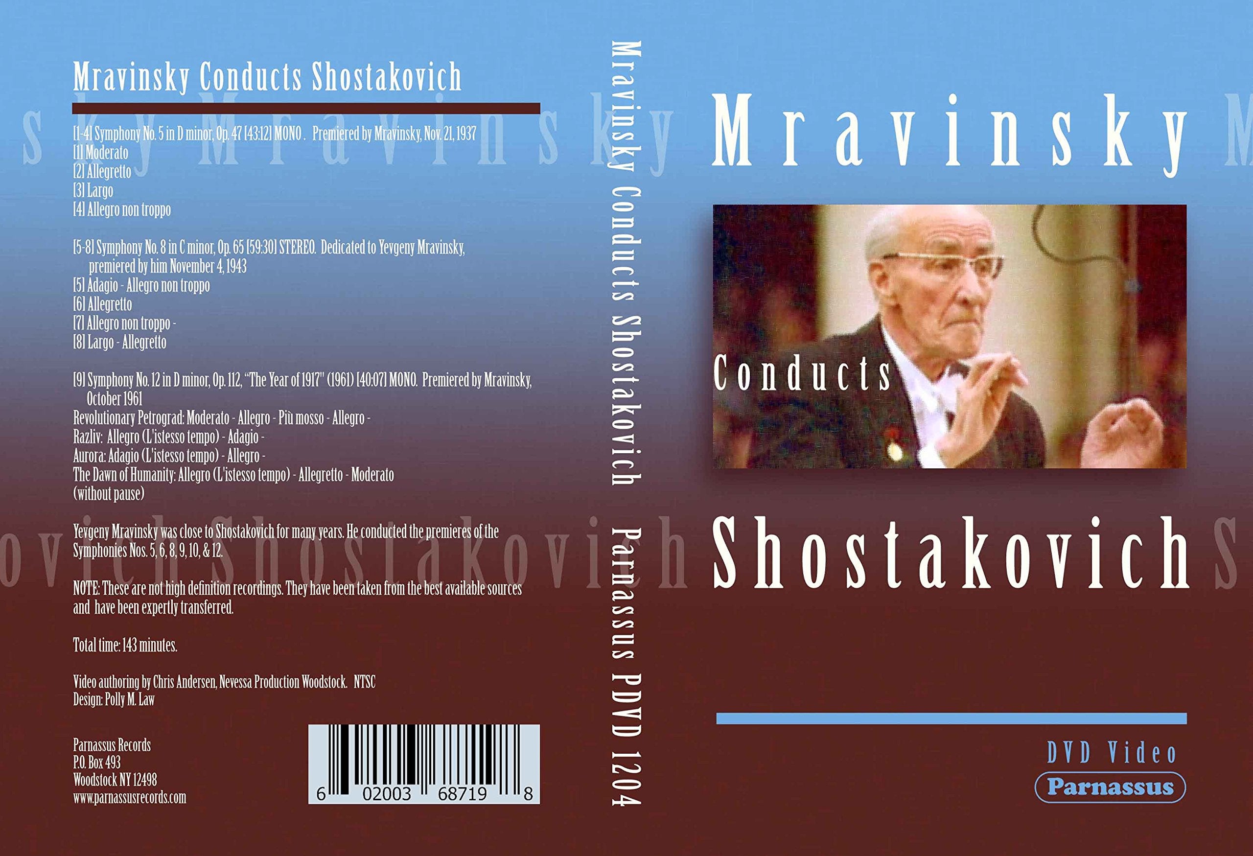 Mrawinsky dirigiert Schostakowitsch: Sinfonien Nr.5, 8 & 12 Films