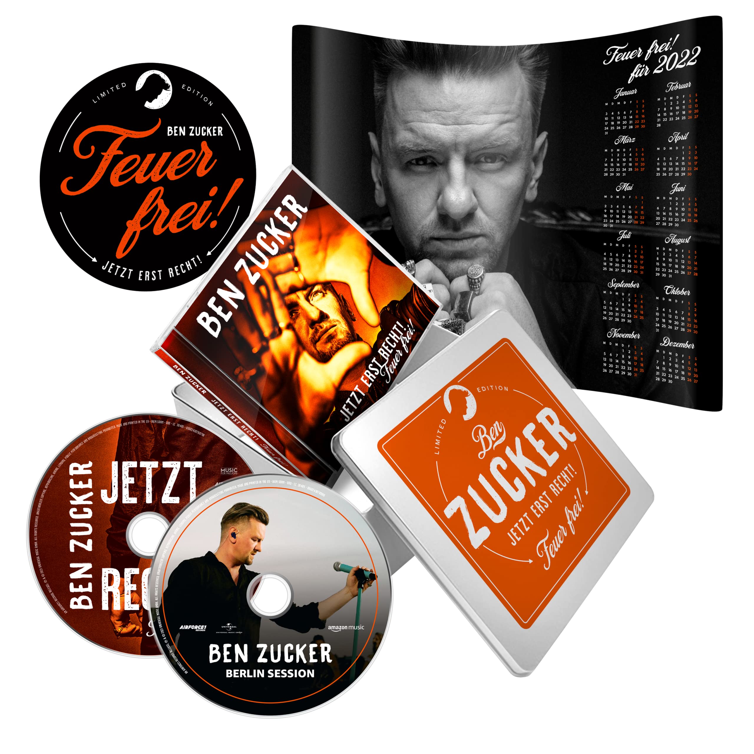 Jetzt erst recht! Feuer frei! (Limitierte Zuckerdosen Edition) (2CD - exklusiv bei Amazon.de) German Schlager & Volksmusik