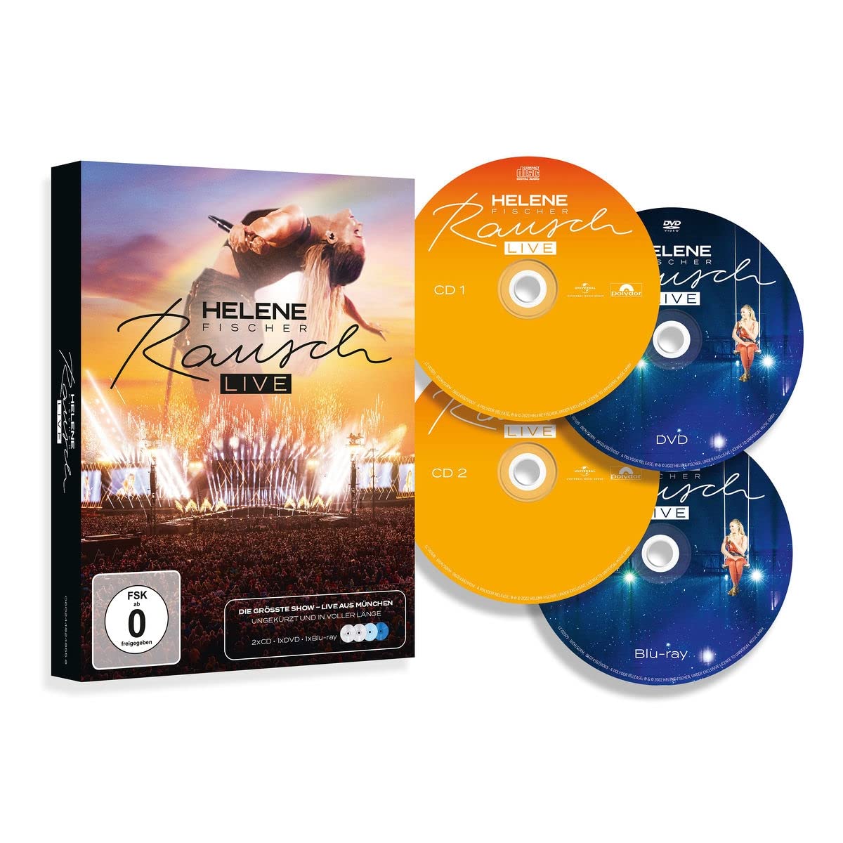 Rausch (Live) 2CD/DVD/BluRay Pop