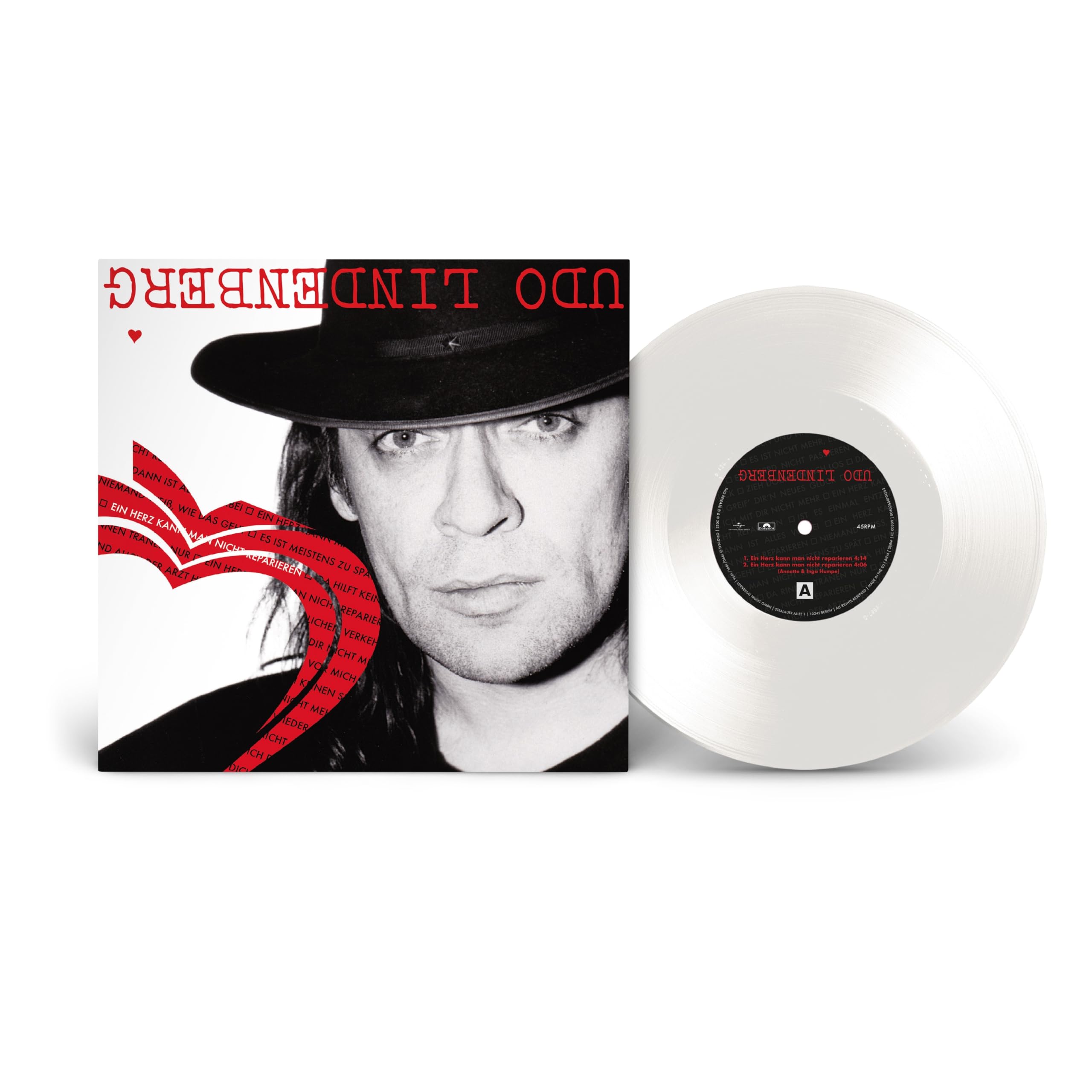 Ein Herz kann man nicht reparieren (weisse Vinyl) Pop