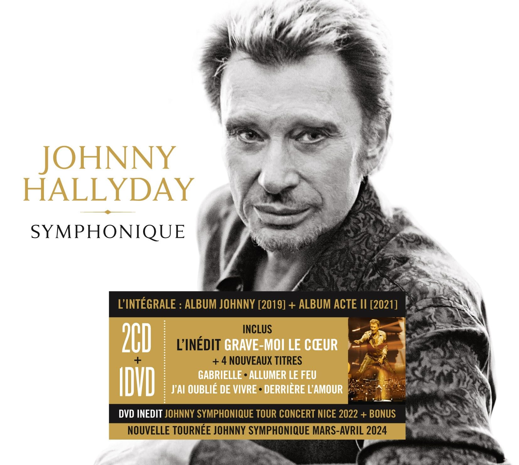 Johnny Hallyday Symphonique (2CD+DVD) Pop