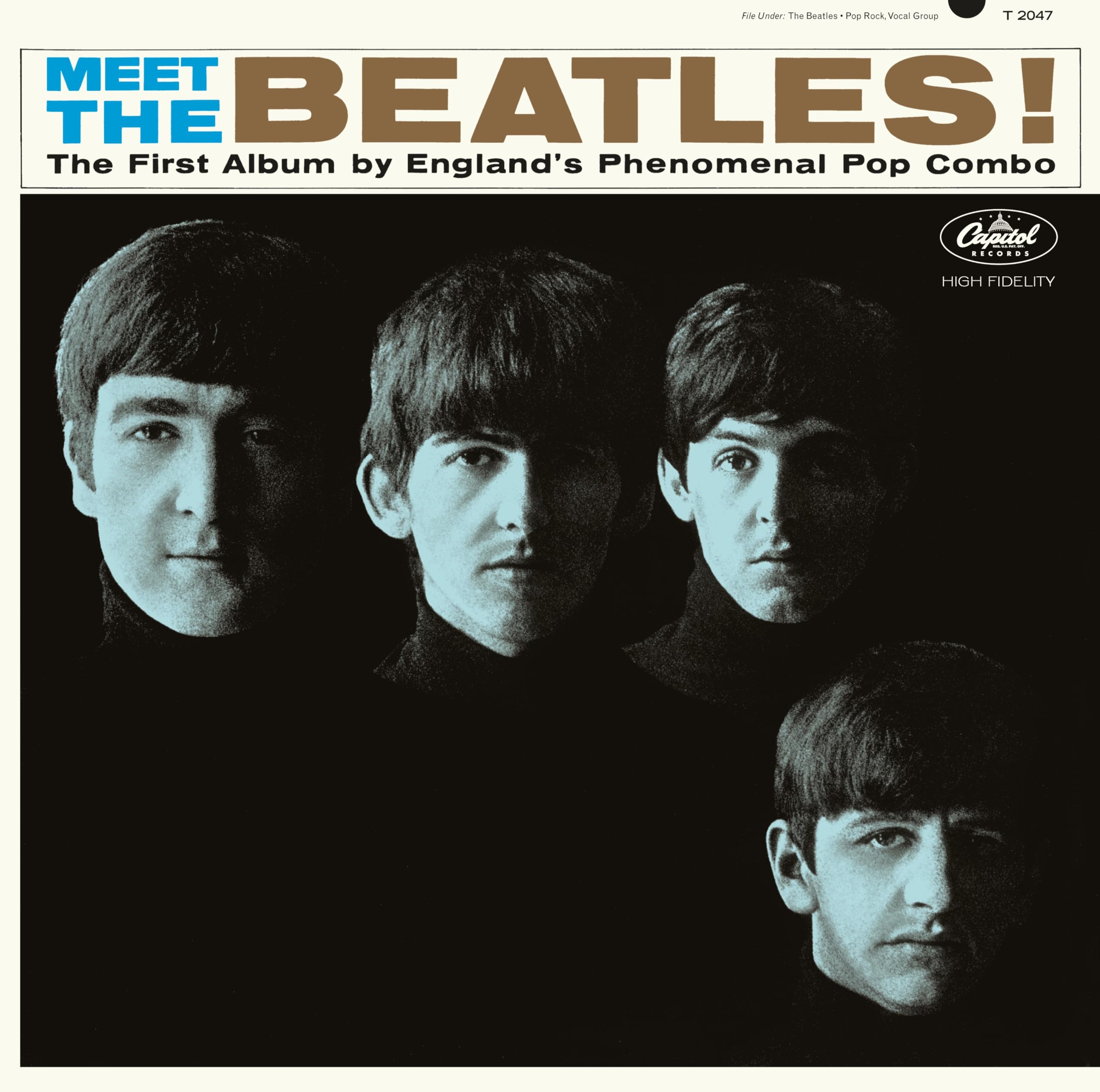 Meet The Beatles LP color azul LTD ECI Music