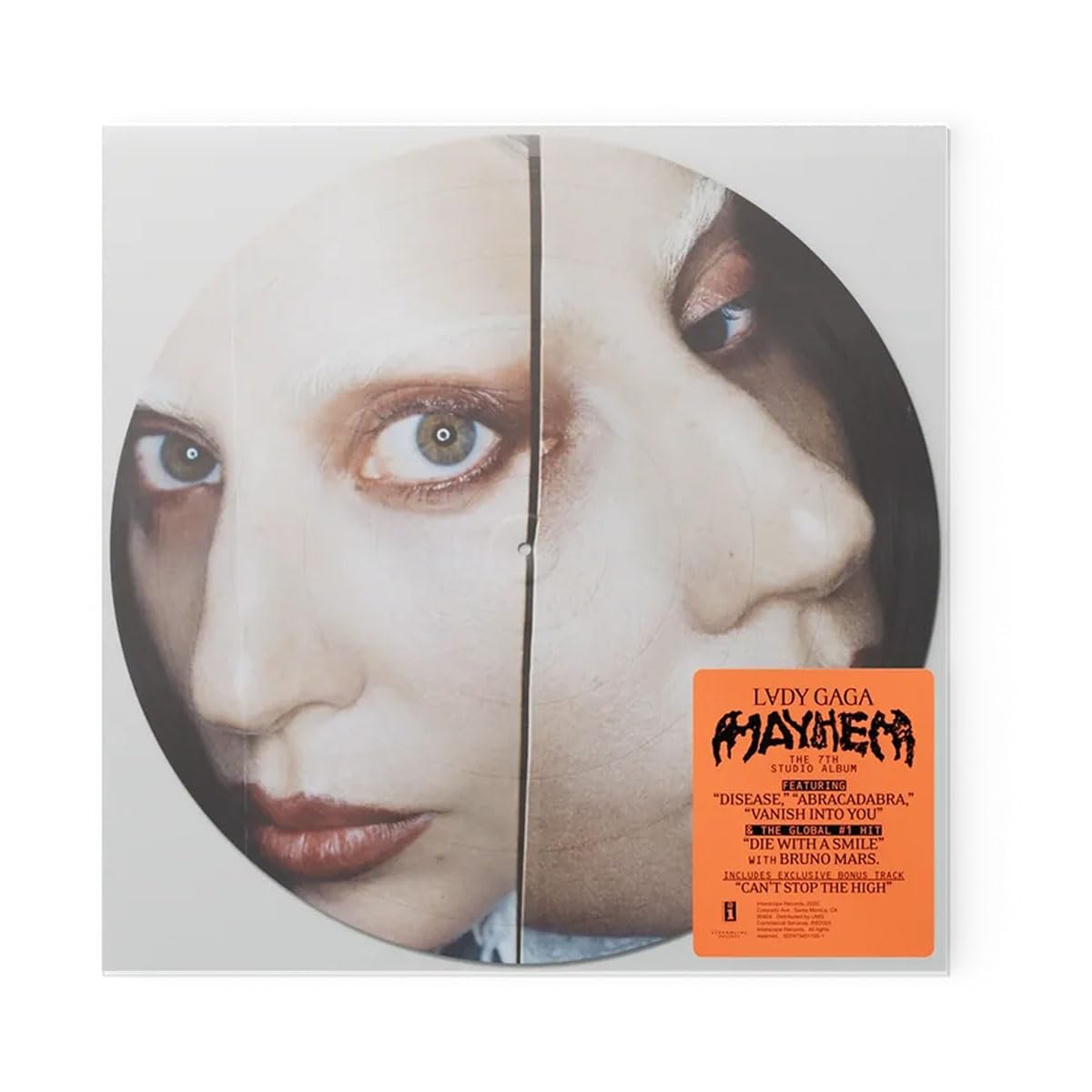 MAYHEM 162 Exclusive Picture Disc Vinyl 2LP W/ Bonus Track, Lady Gaga Music
