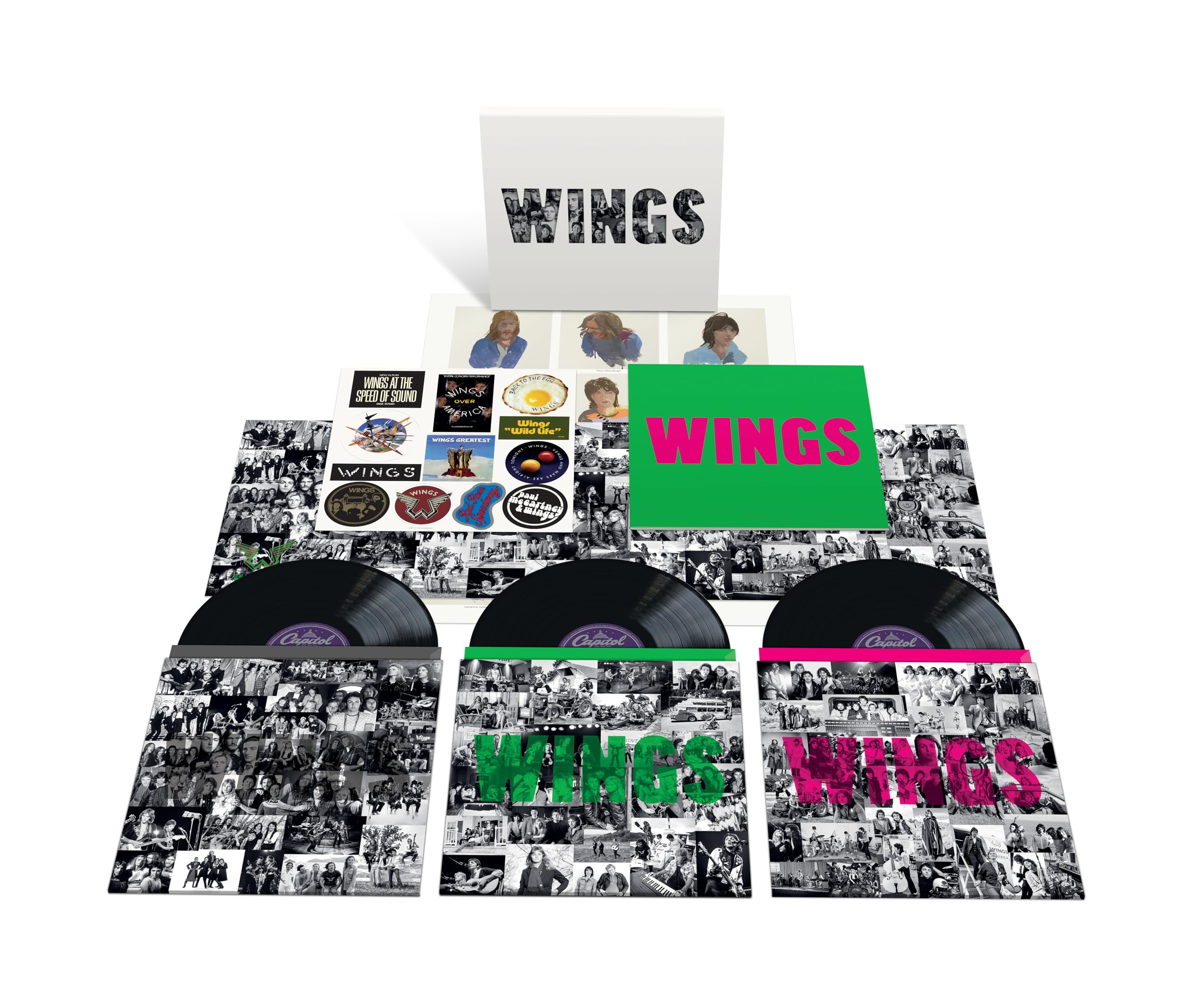 WINGS (Ltd. 3LP Deluxe Black Vinyl) Rock